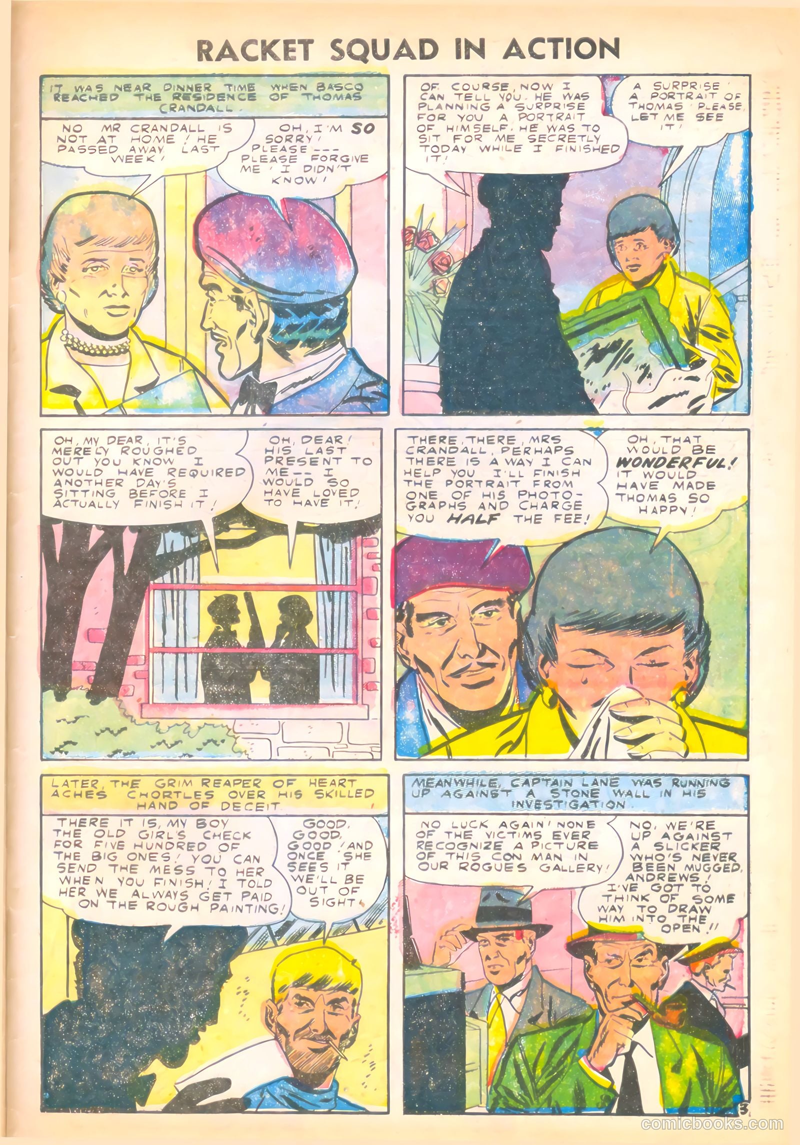 Racket Squad in Action #20 (1956) — page 29 of 36