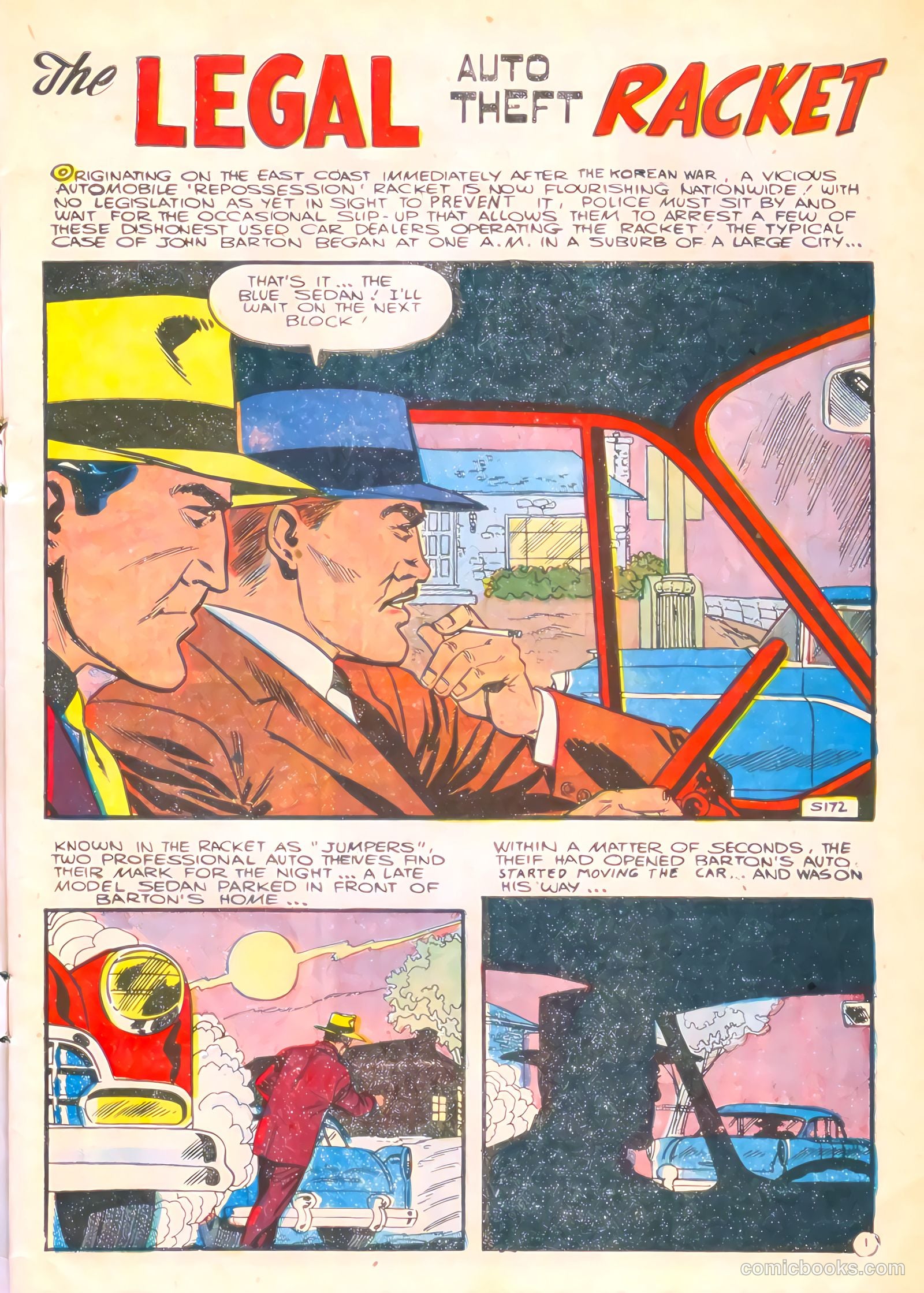Racket Squad in Action #21 (1956) — page 3 of 36