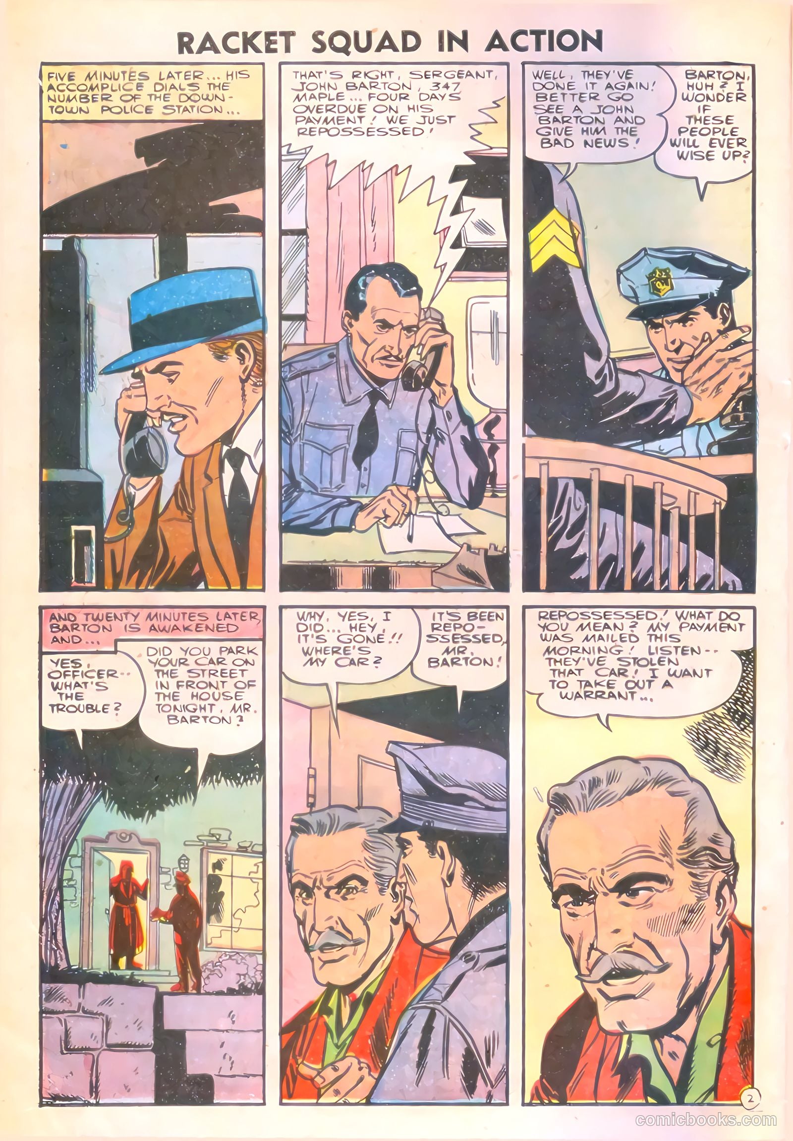 Racket Squad in Action #21 (1956) — page 4 of 36