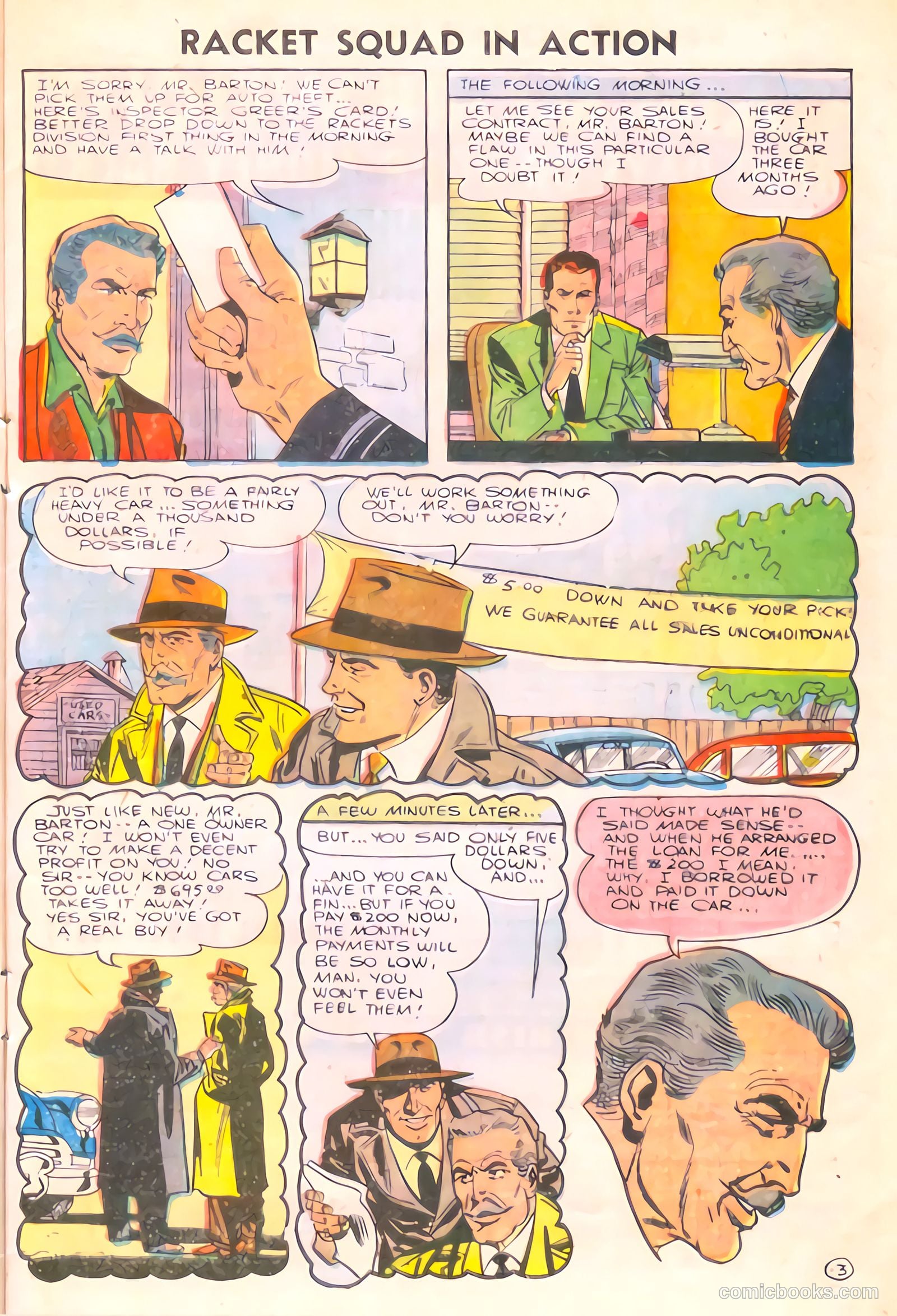 Racket Squad in Action #21 (1956) — page 5 of 36