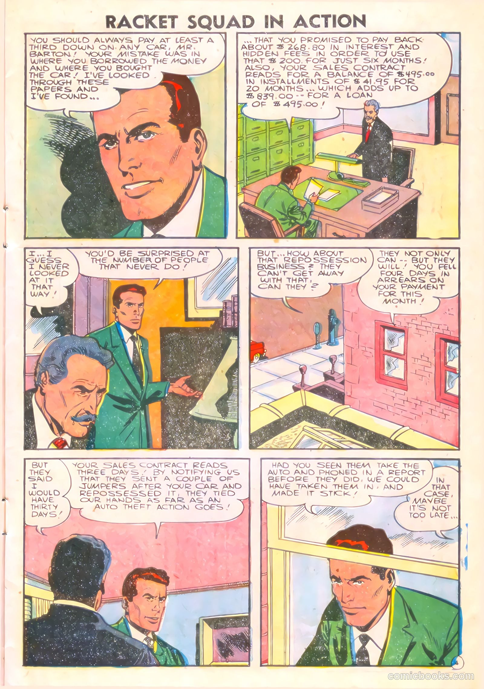Racket Squad in Action #21 (1956) — page 7 of 36