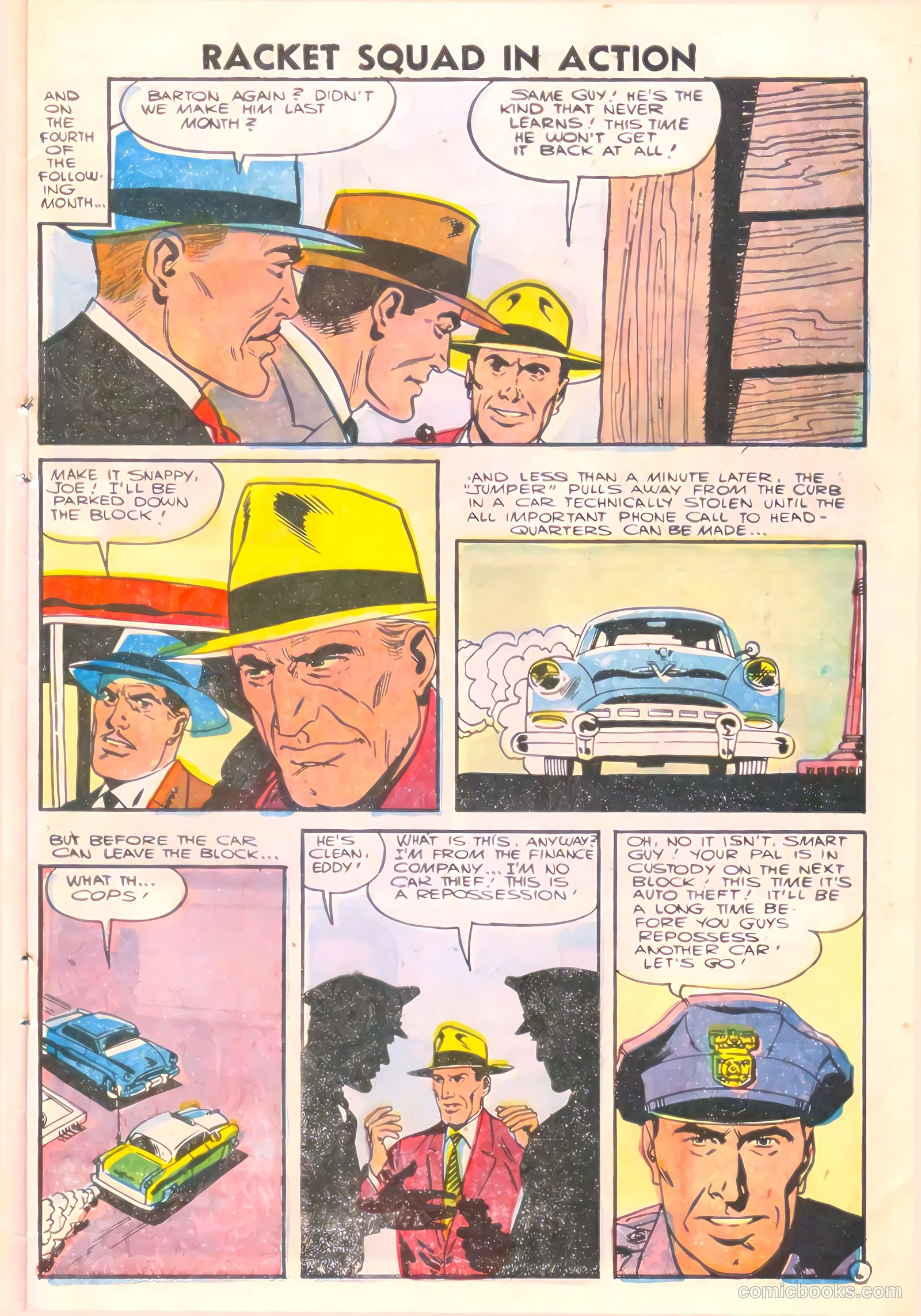 Racket Squad in Action #21 (1956) — page 9 of 36