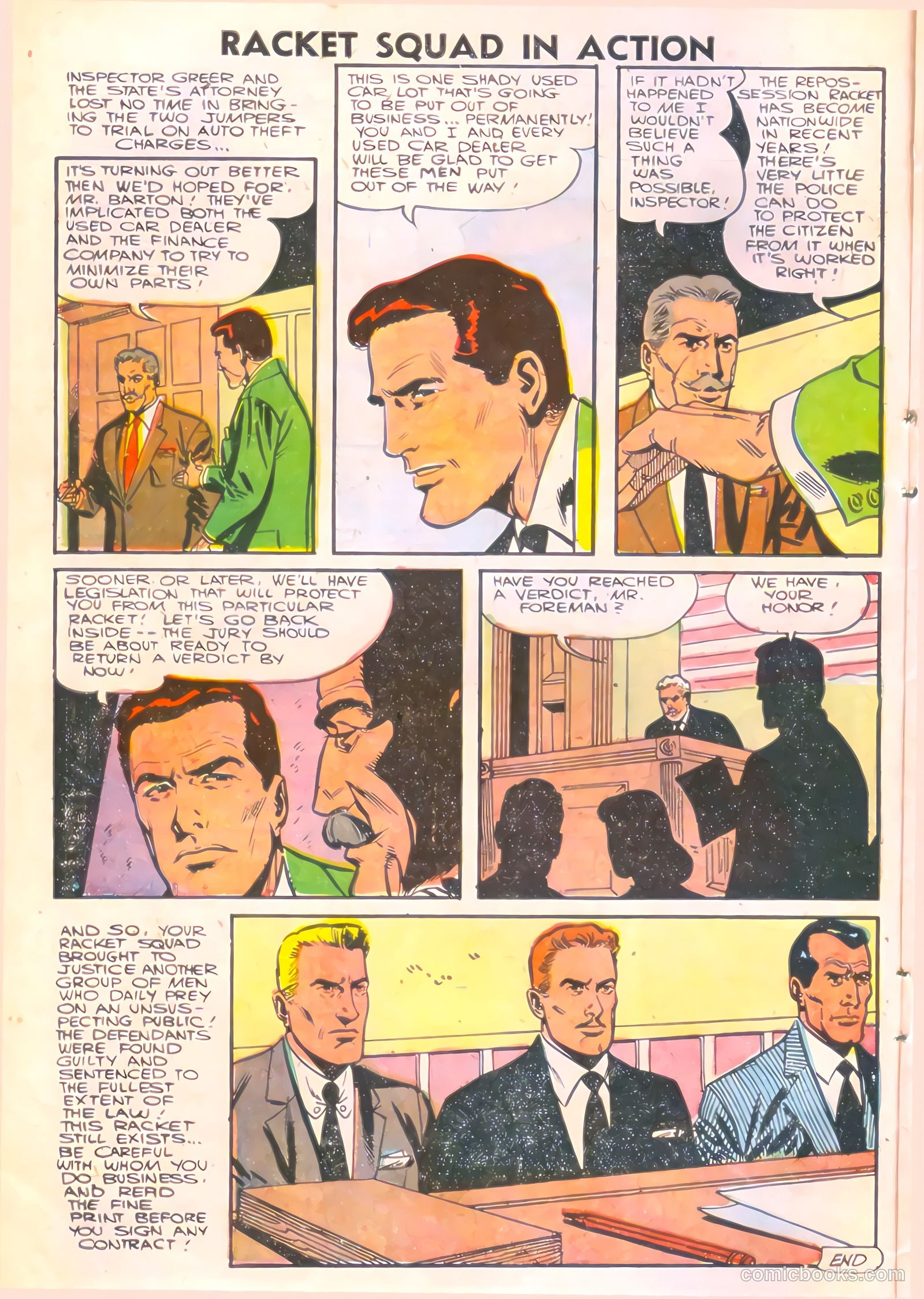 Racket Squad in Action #21 (1956) — page 10 of 36