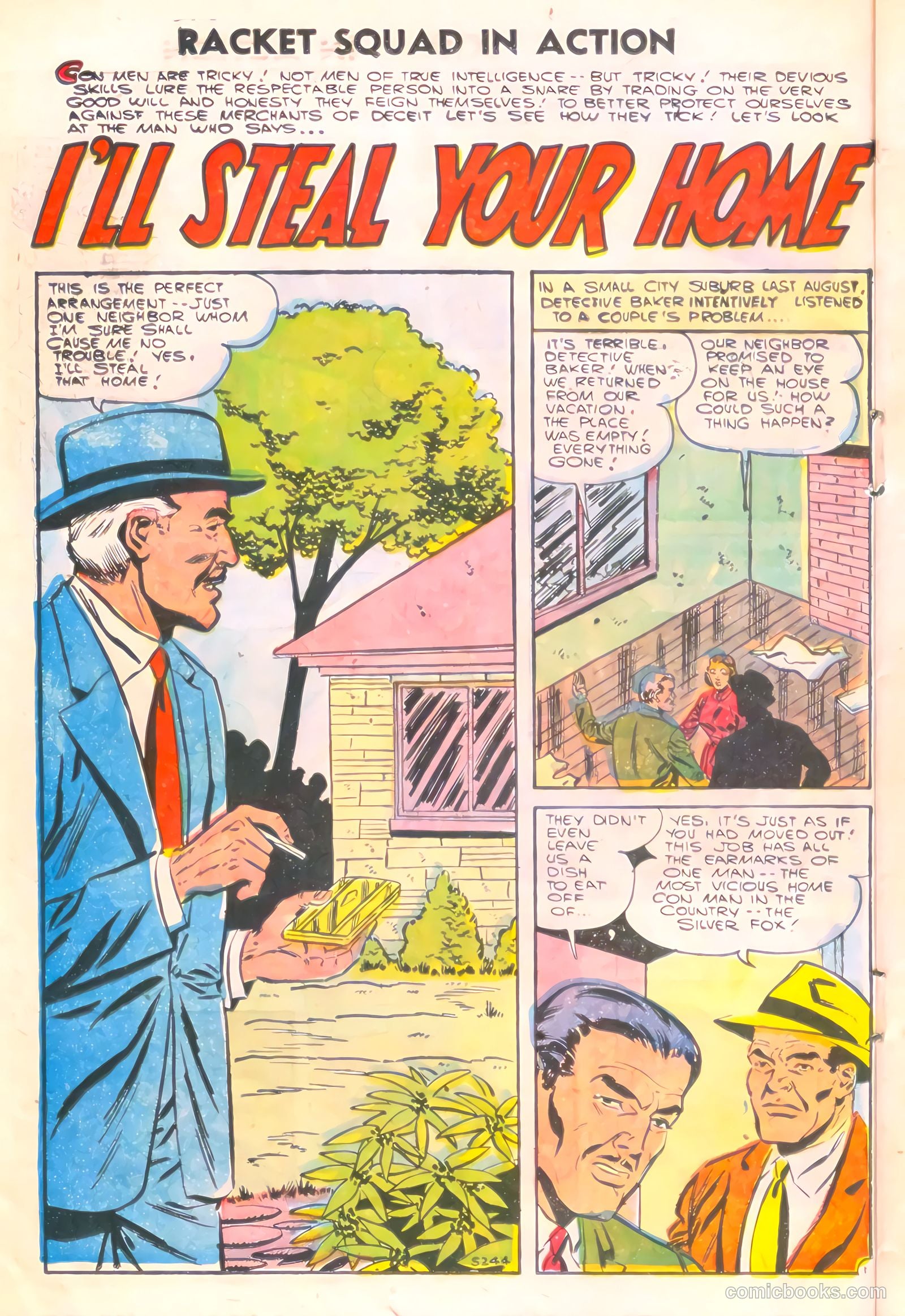 Racket Squad in Action #21 (1956) — page 12 of 36