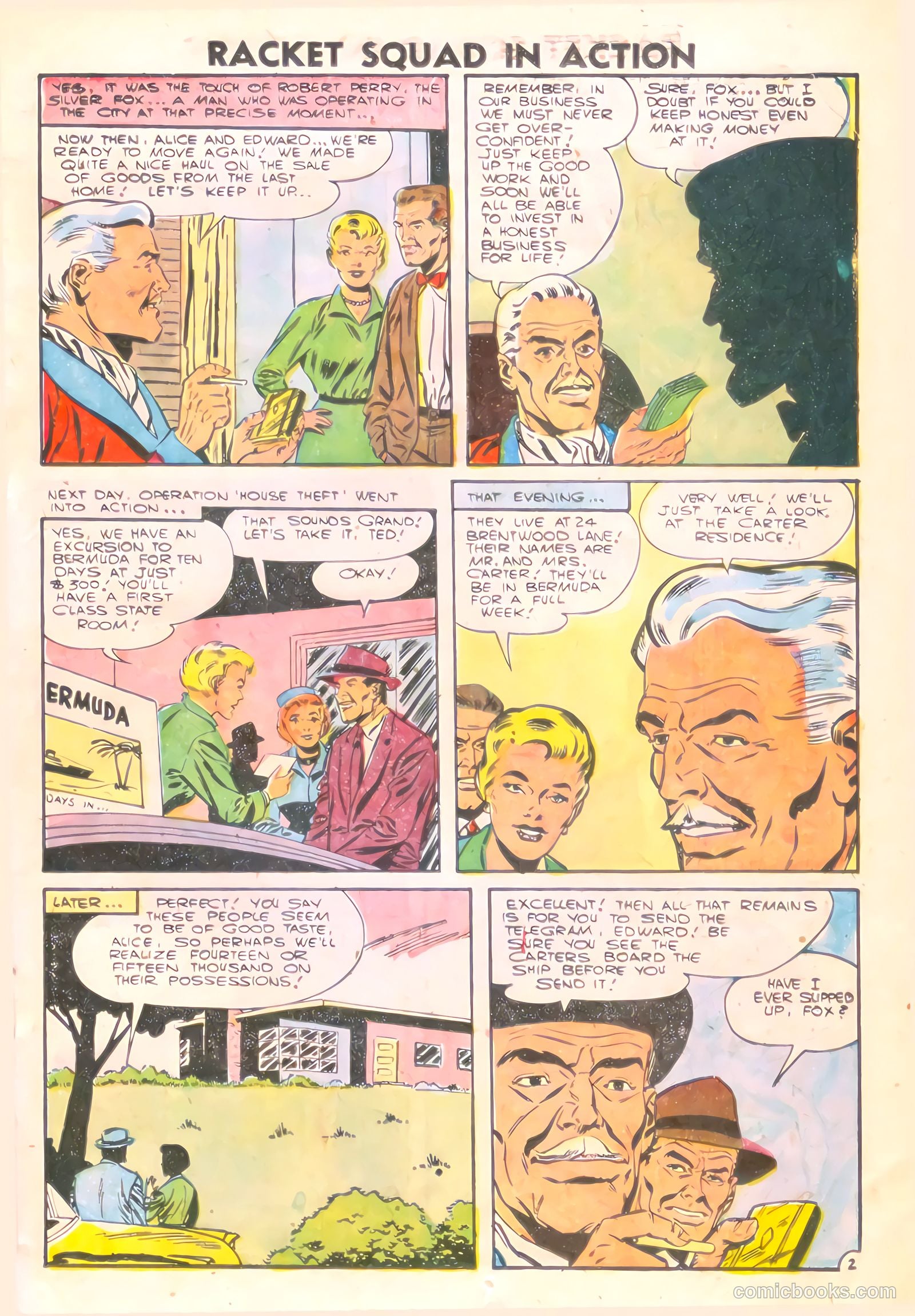 Racket Squad in Action #21 (1956) — page 13 of 36