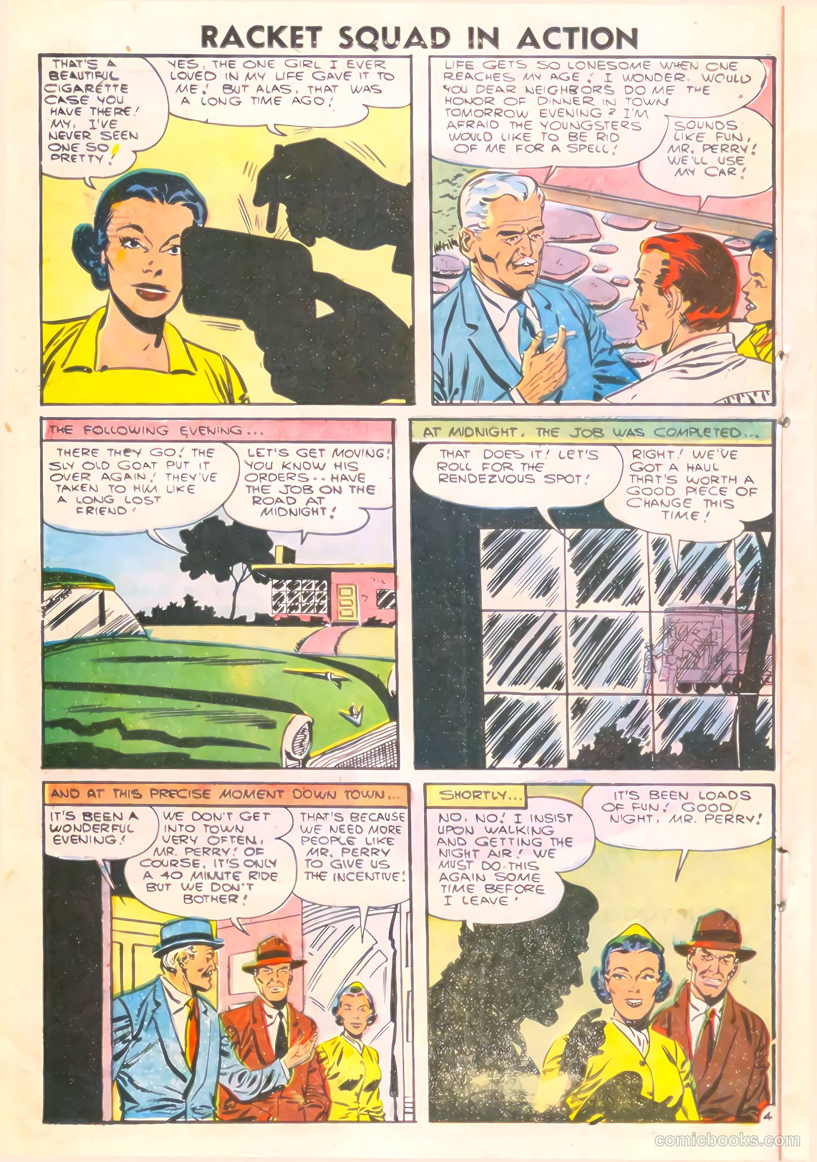 Racket Squad in Action #21 (1956) — page 16 of 36