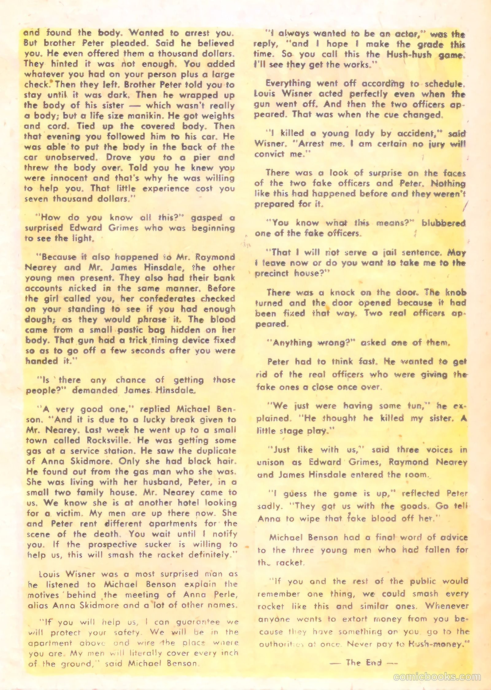Racket Squad in Action #21 (1956) — page 19 of 36