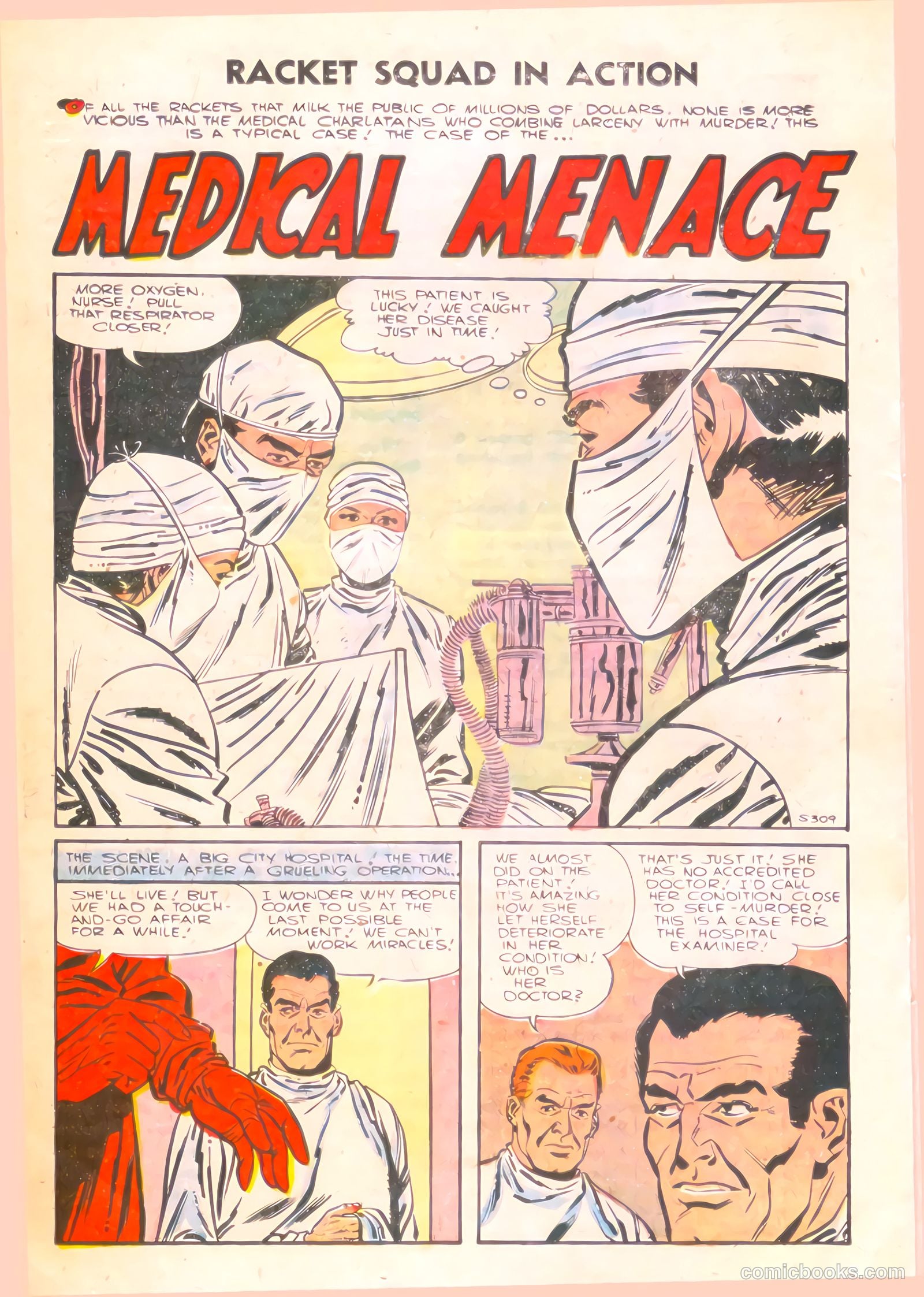 Racket Squad in Action #21 (1956) — page 20 of 36