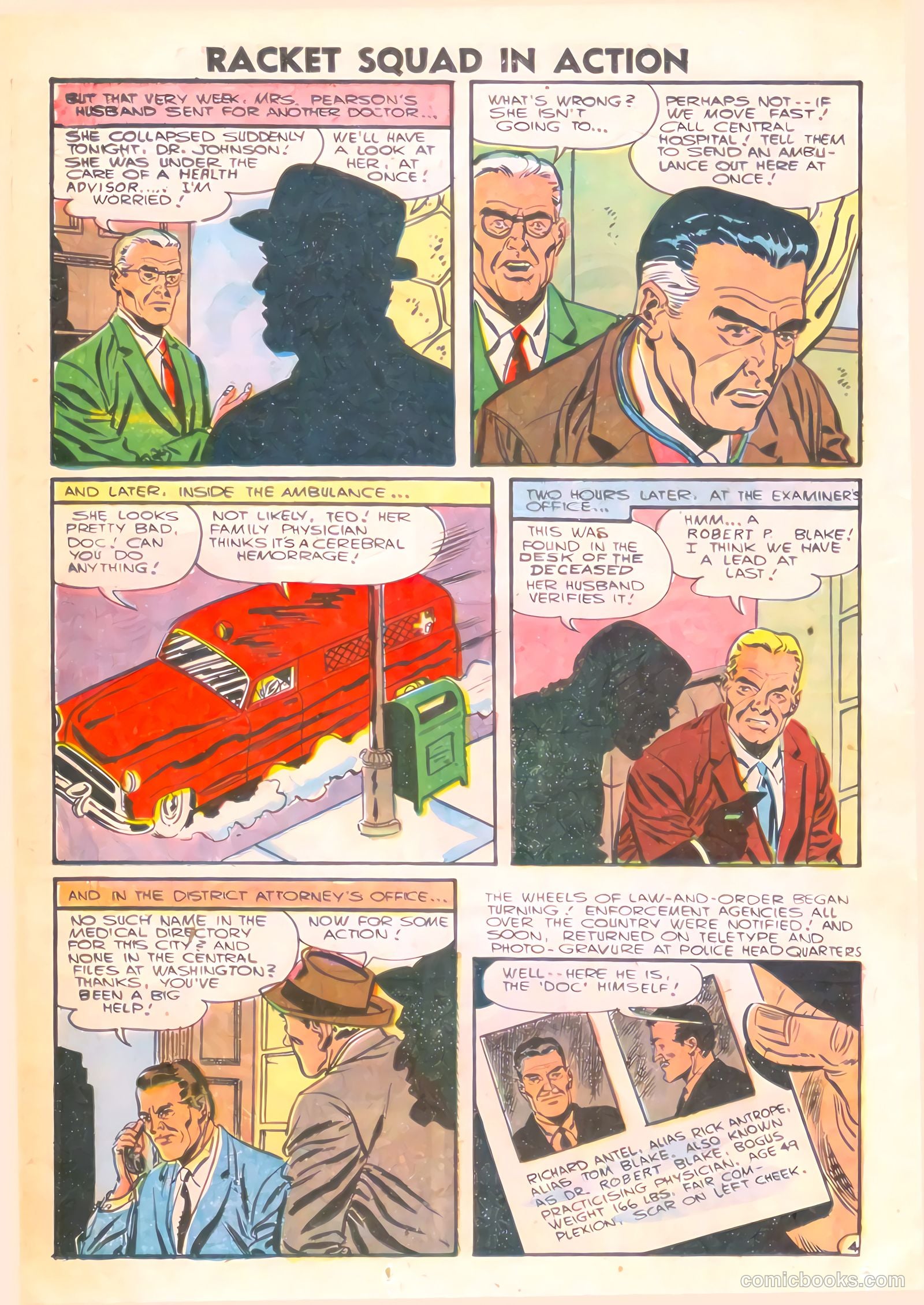 Racket Squad in Action #21 (1956) — page 24 of 36