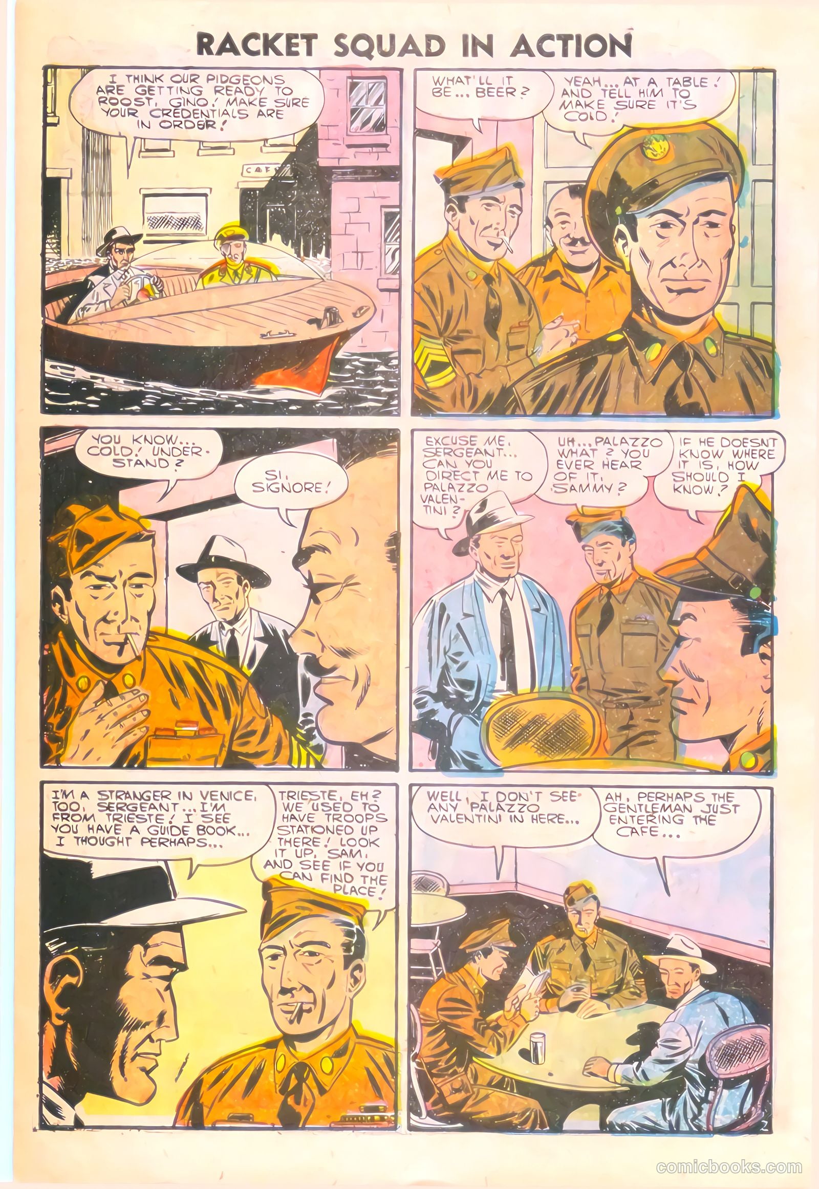 Racket Squad in Action #21 (1956) — page 28 of 36