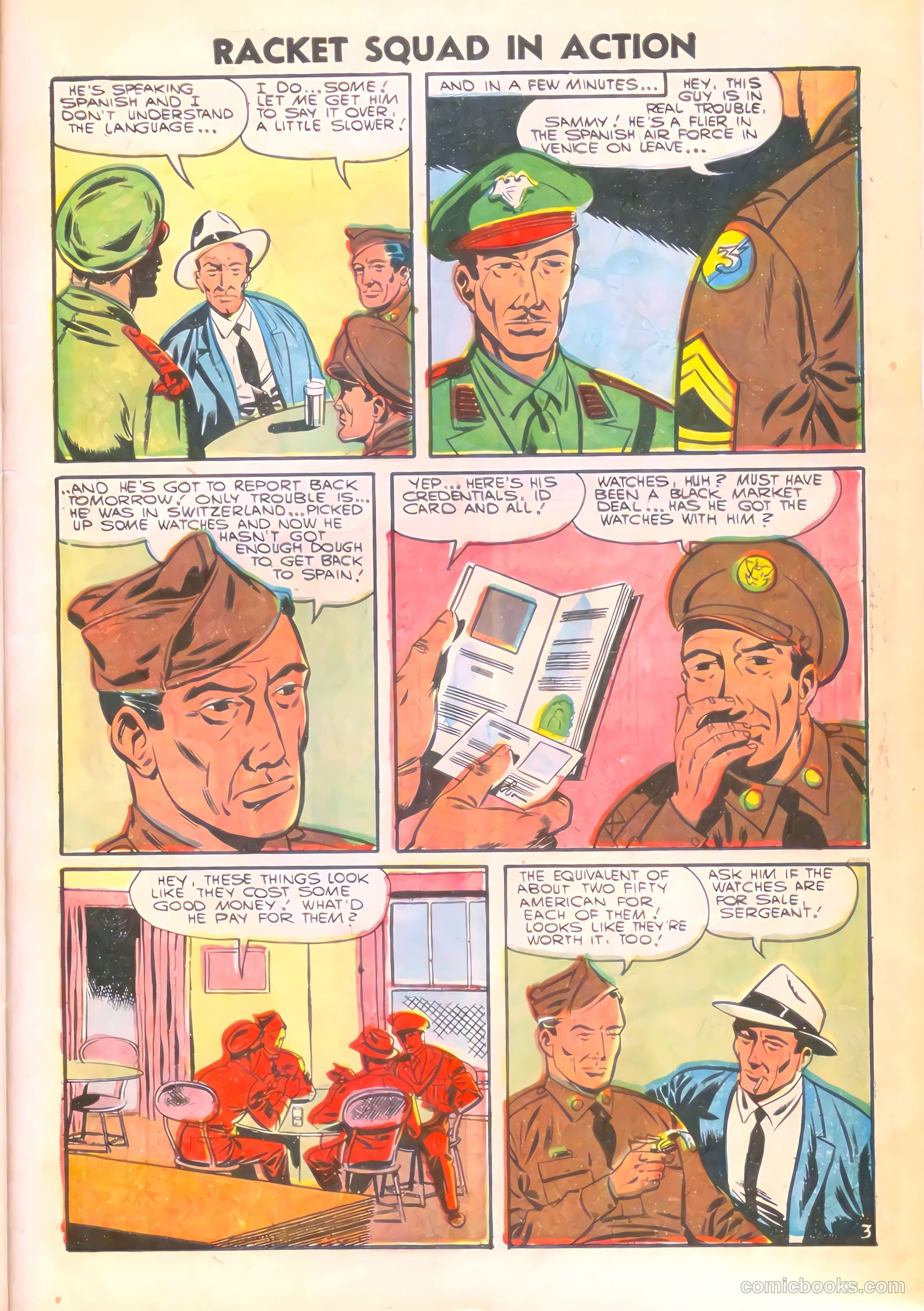 Racket Squad in Action #21 (1956) — page 29 of 36