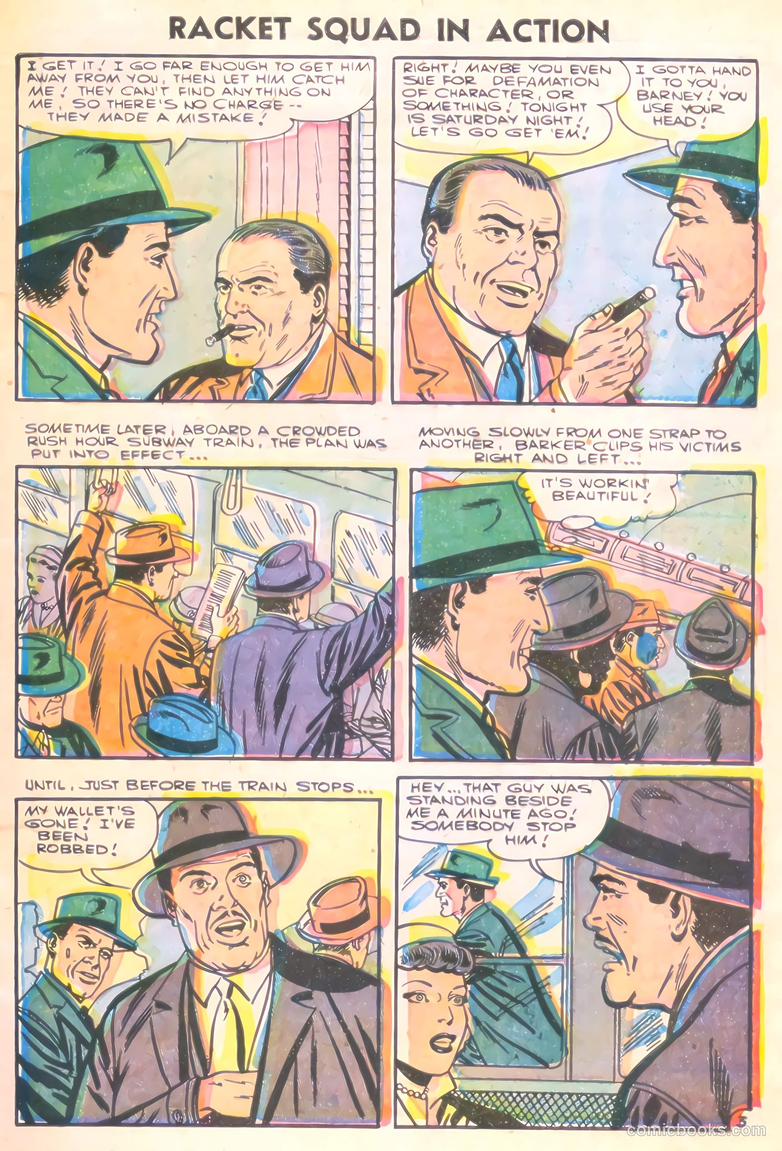 Racket Squad in Action #22 (1956) — page 5 of 36
