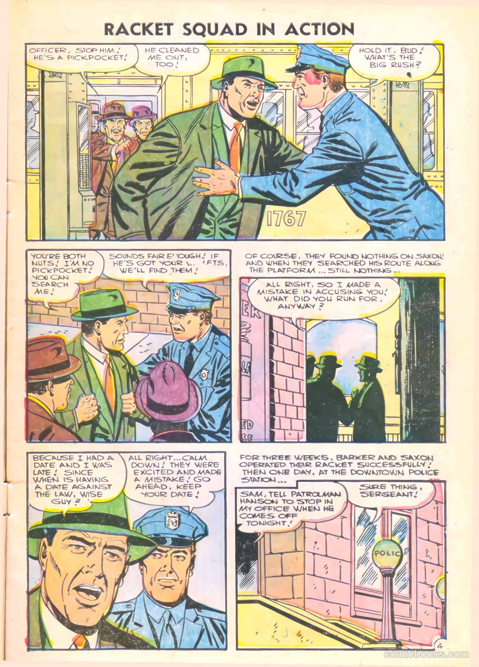 Racket Squad in Action #22 (1956) — page 7 of 36