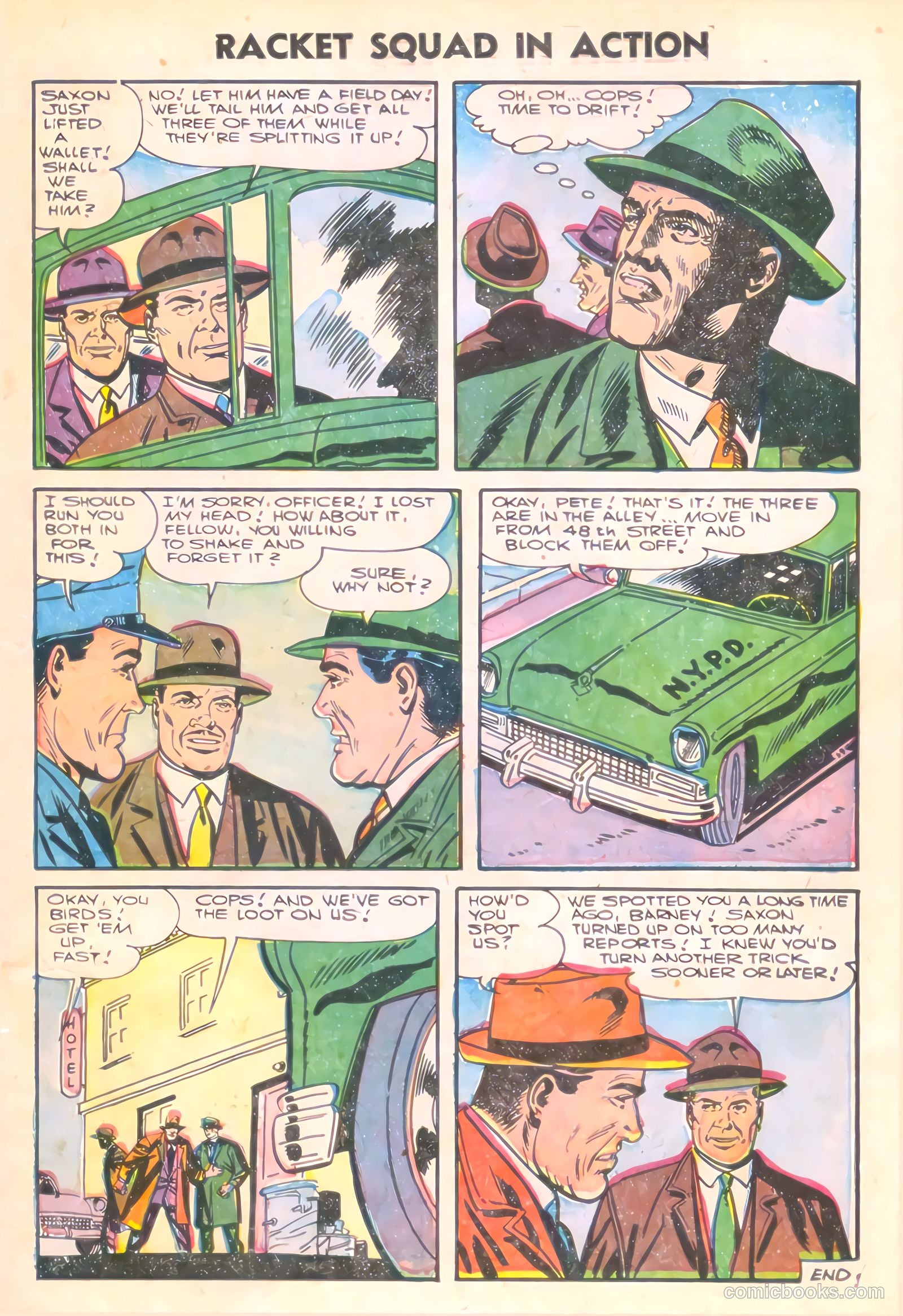 Racket Squad in Action #22 (1956) — page 11 of 36