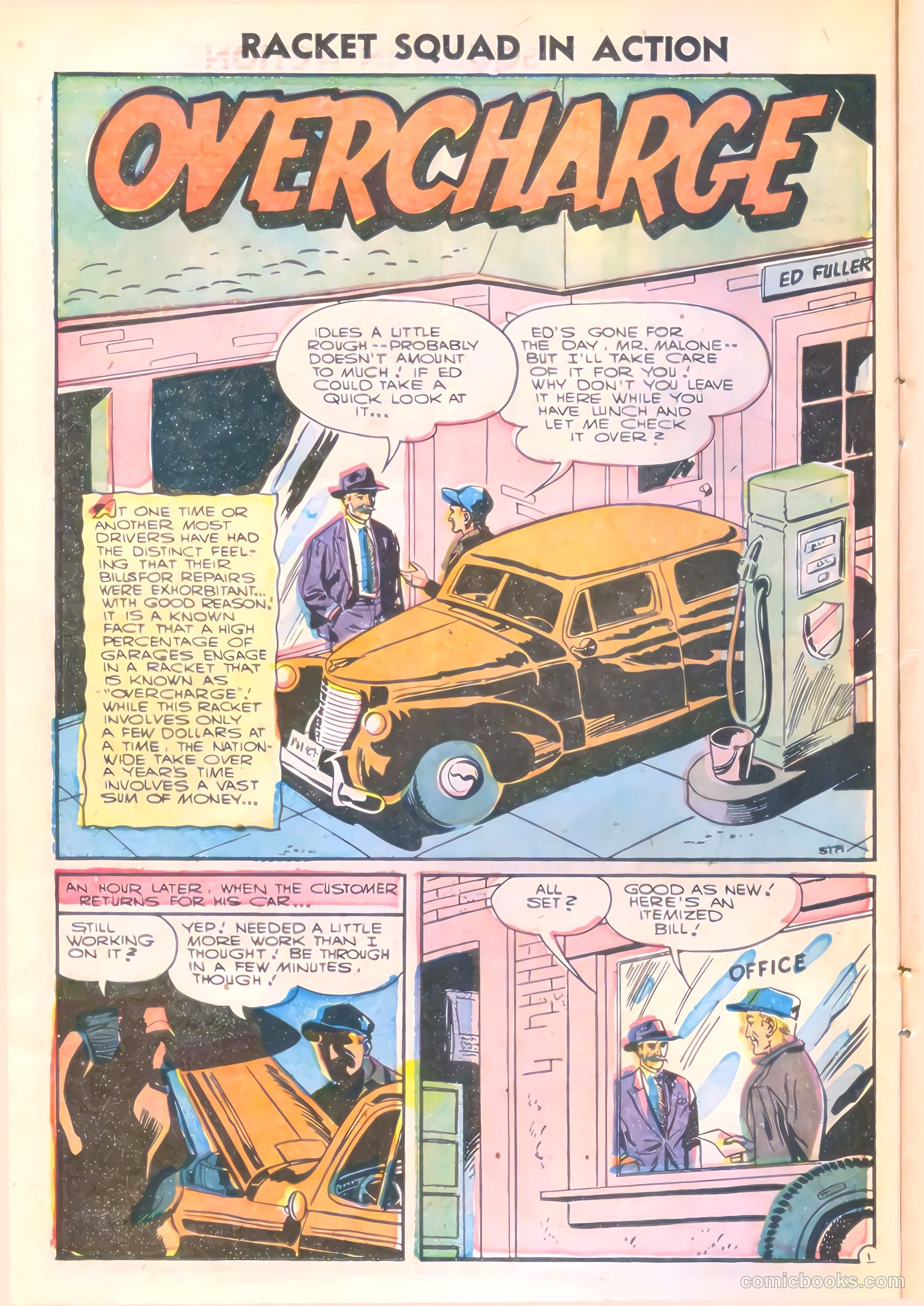 Racket Squad in Action #22 (1956) — page 12 of 36
