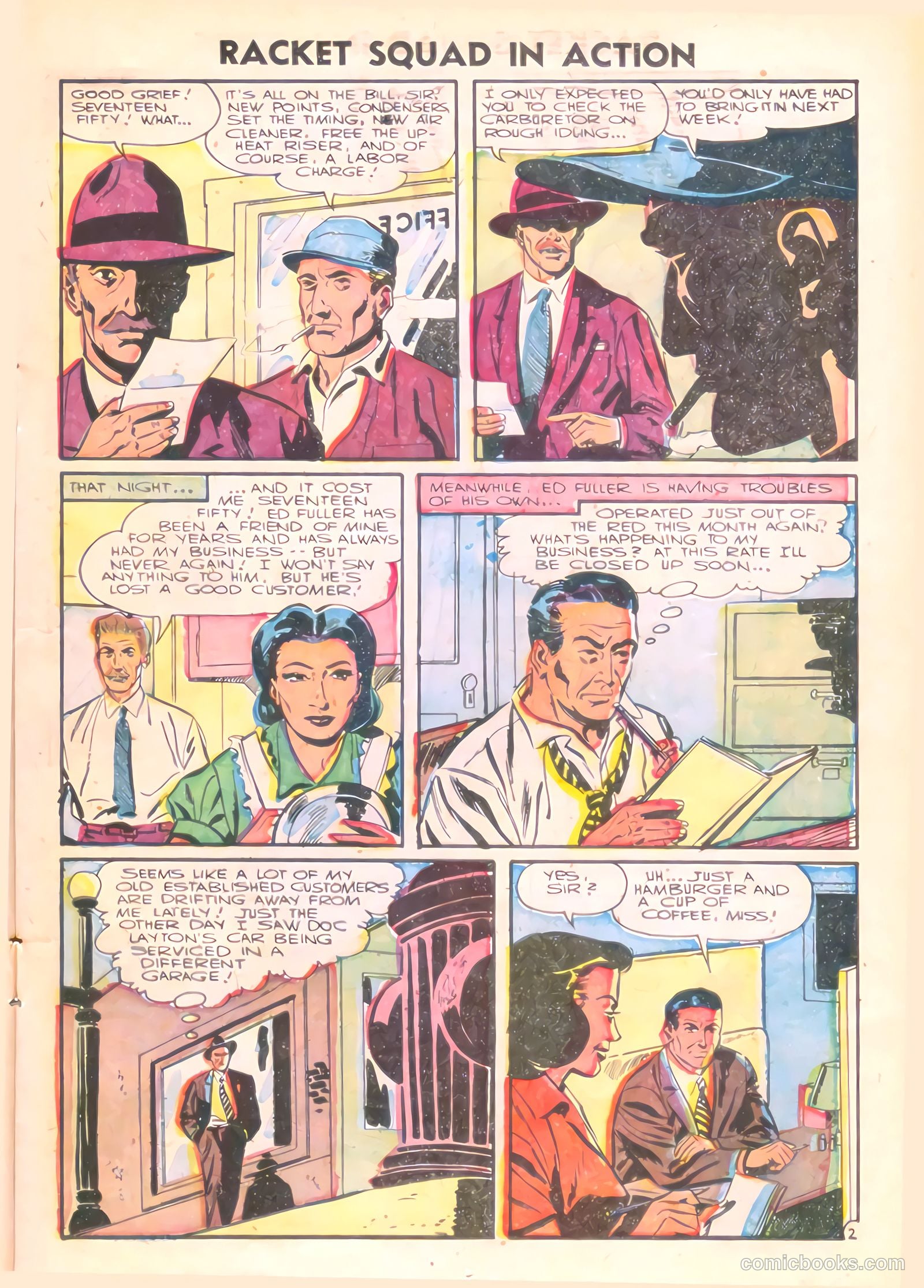 Racket Squad in Action #22 (1956) — page 13 of 36