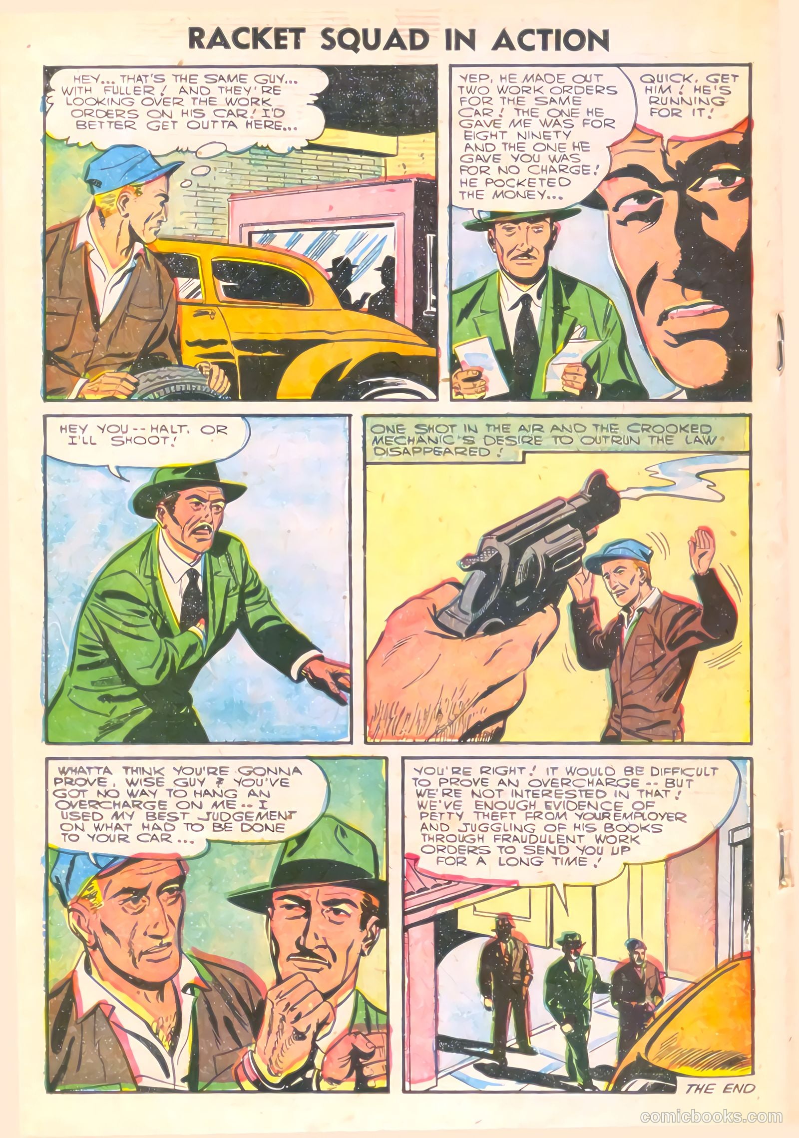 Racket Squad in Action #22 (1956) — page 18 of 36