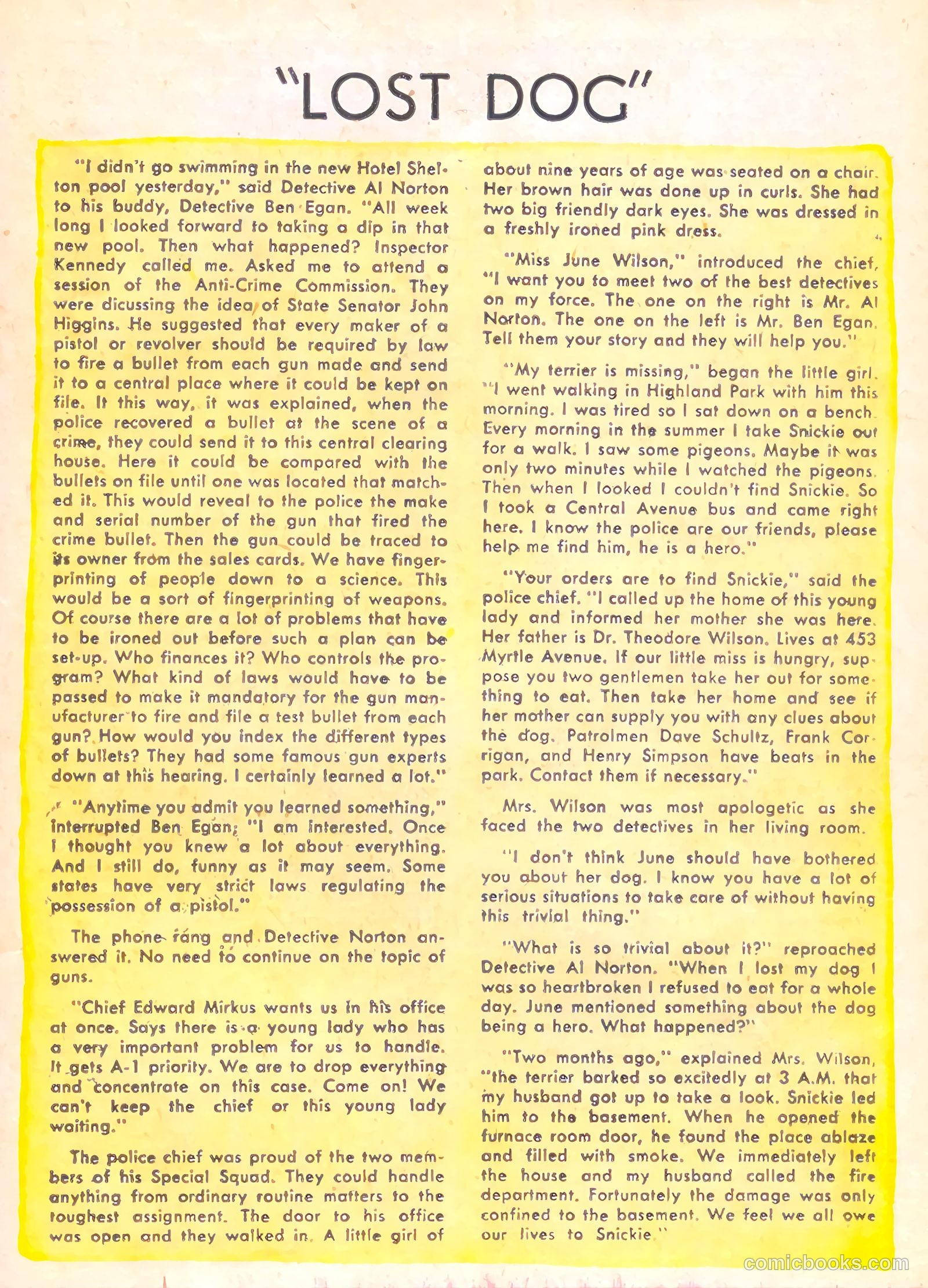 Racket Squad in Action #22 (1956) — page 19 of 36