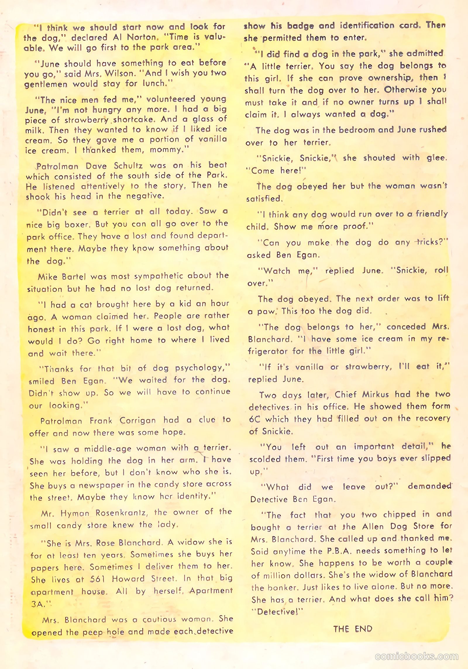 Racket Squad in Action #22 (1956) — page 20 of 36