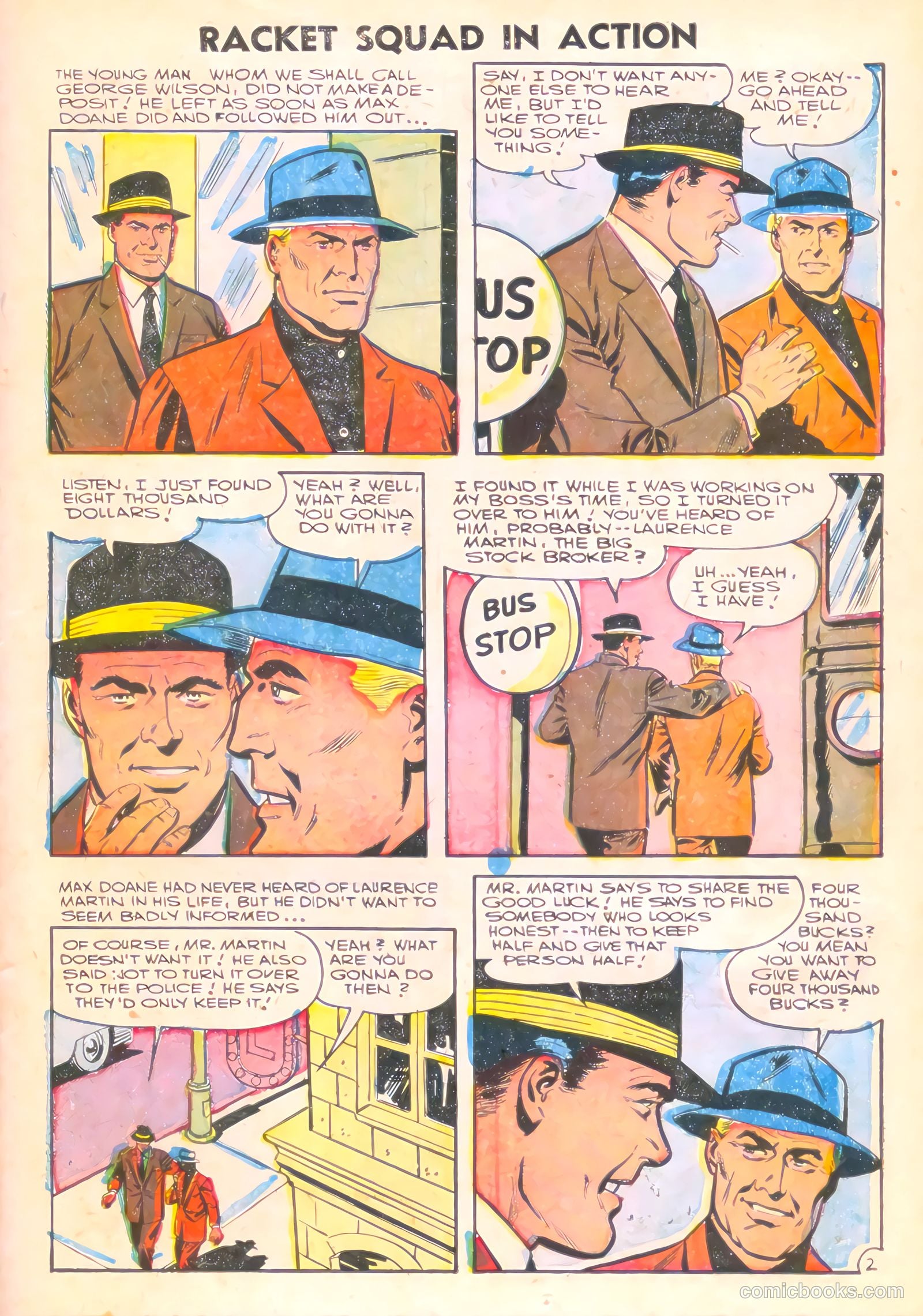 Racket Squad in Action #22 (1956) — page 23 of 36