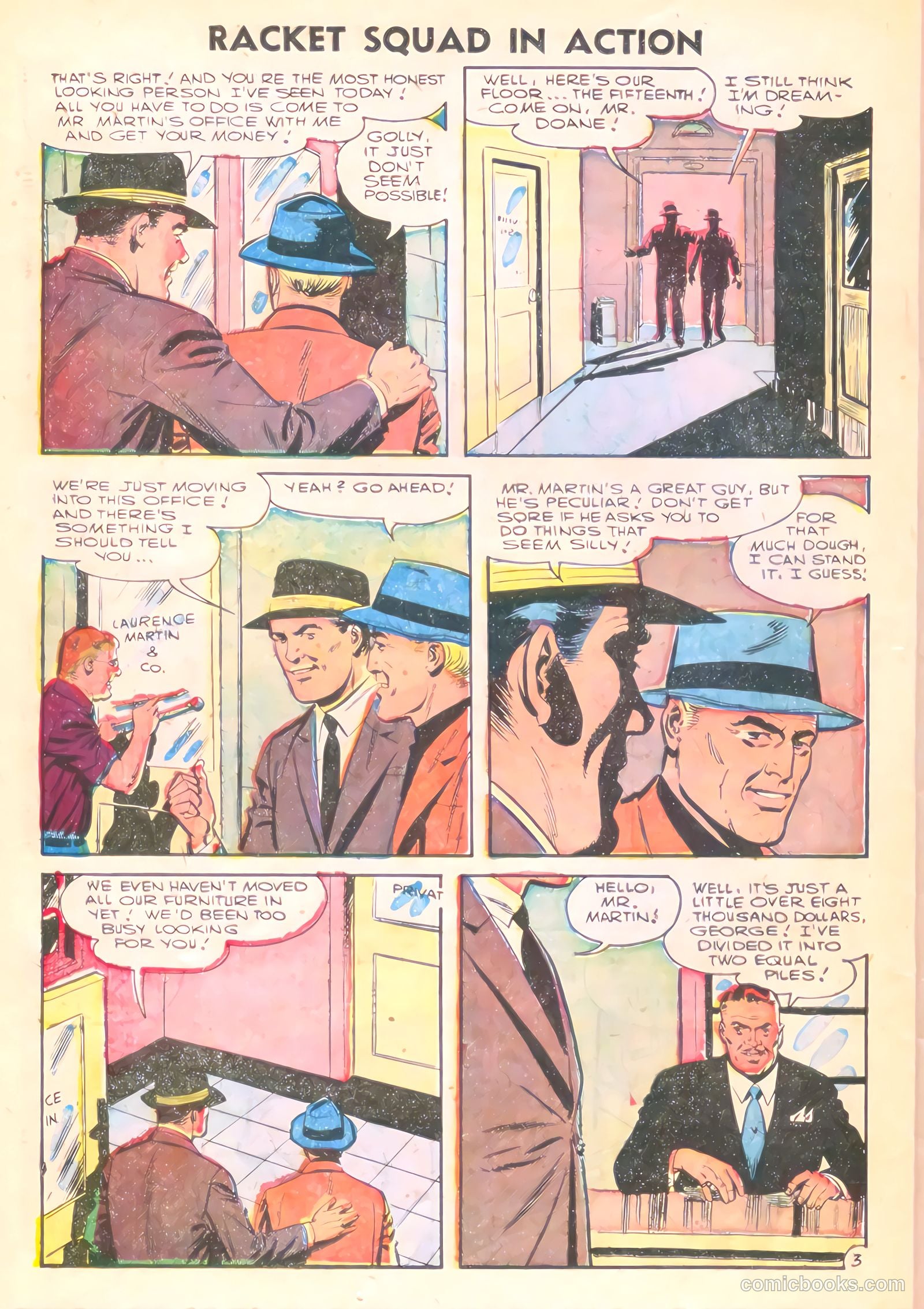 Racket Squad in Action #22 (1956) — page 24 of 36