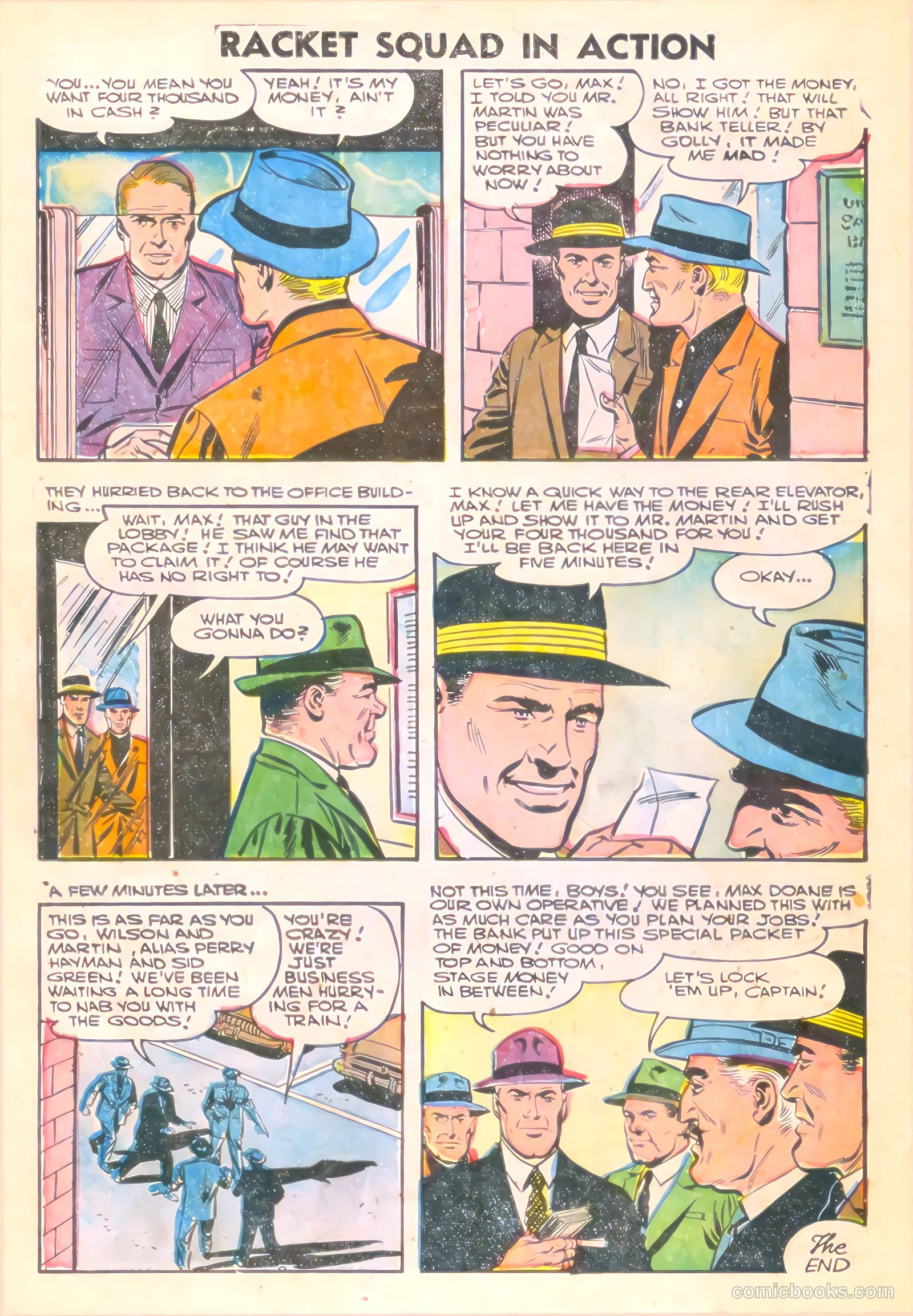 Racket Squad in Action #22 (1956) — page 26 of 36