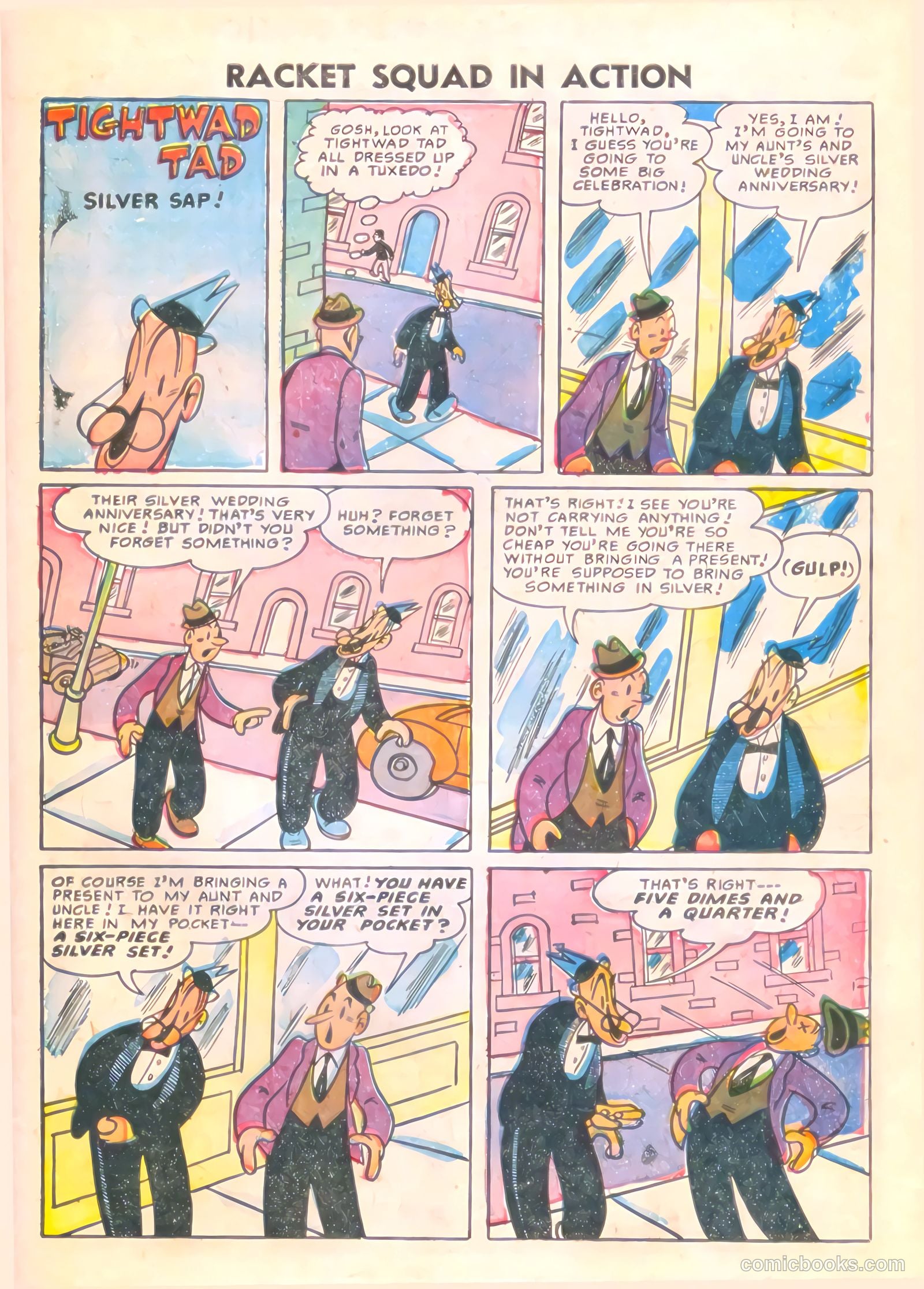 Racket Squad in Action #22 (1956) — page 27 of 36