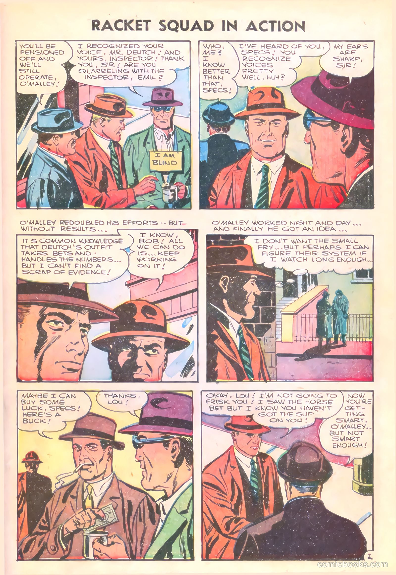 Racket Squad in Action #22 (1956) — page 29 of 36