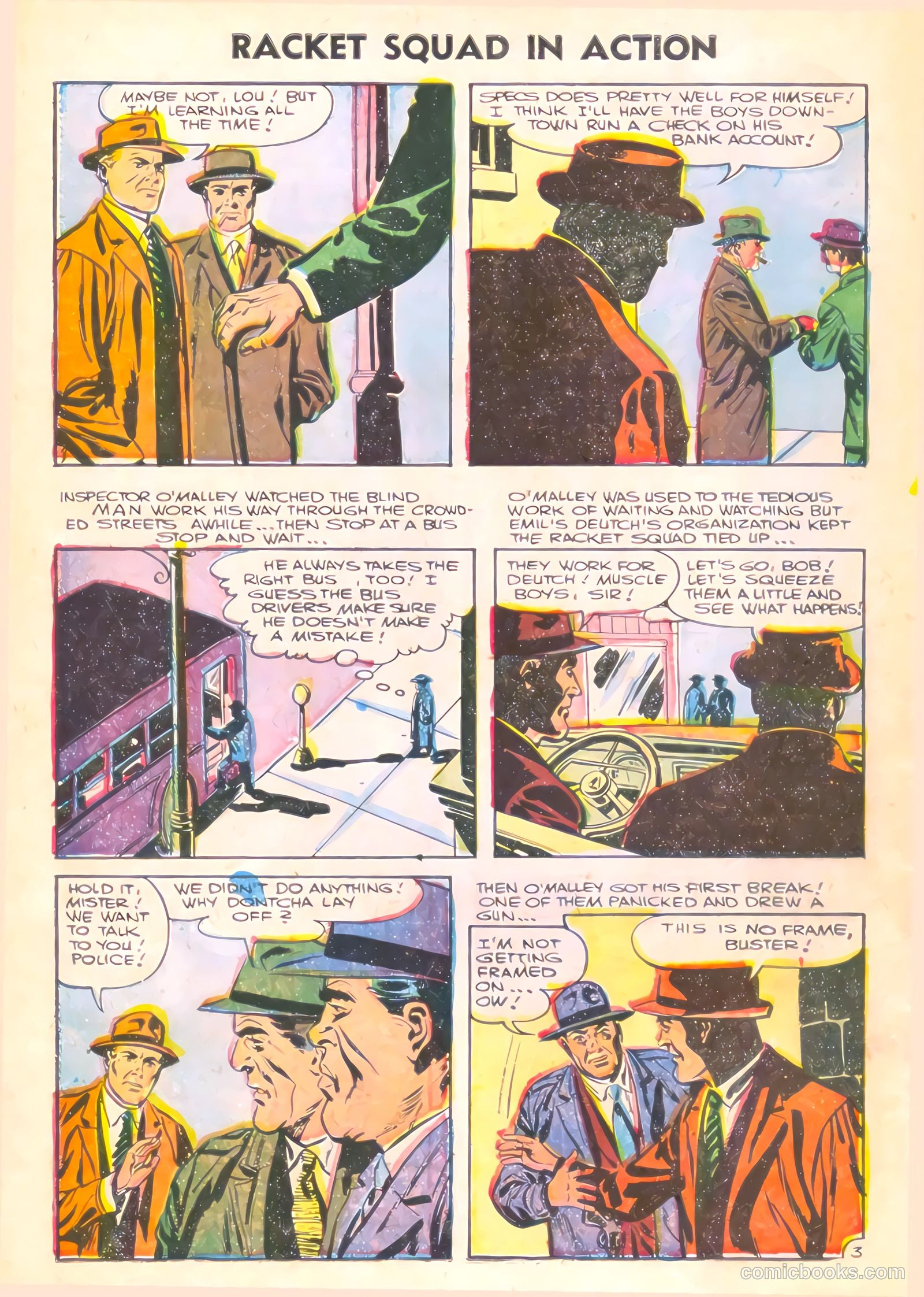 Racket Squad in Action #22 (1956) — page 30 of 36