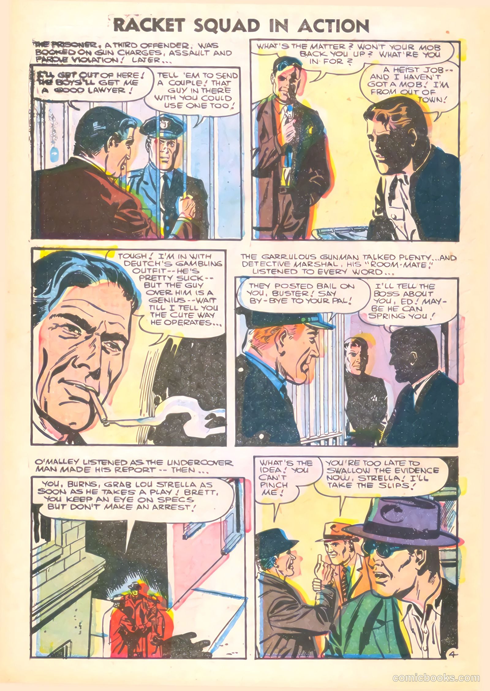 Racket Squad in Action #22 (1956) — page 32 of 36