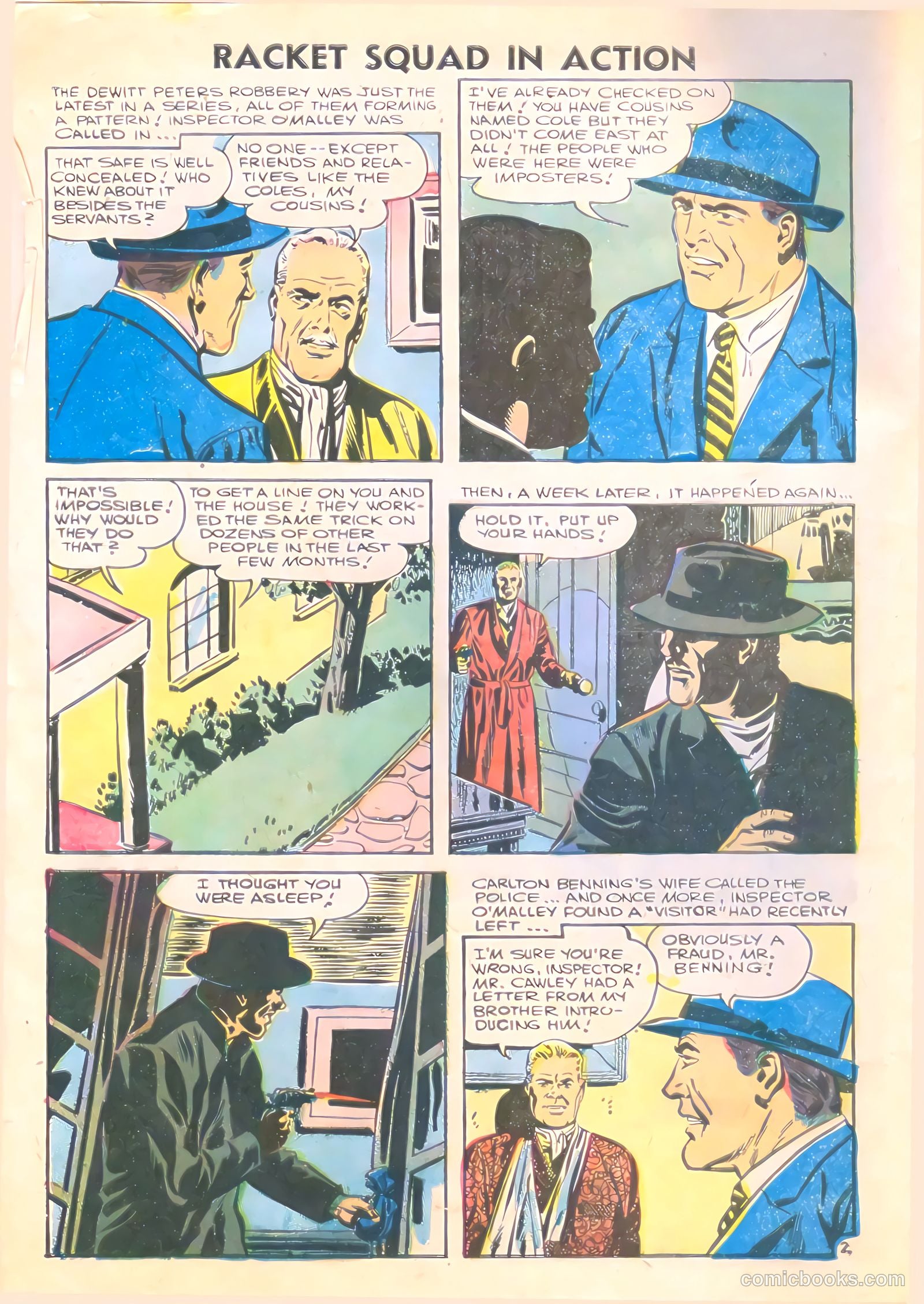 Racket Squad in Action #23 (1956) — page 4 of 36