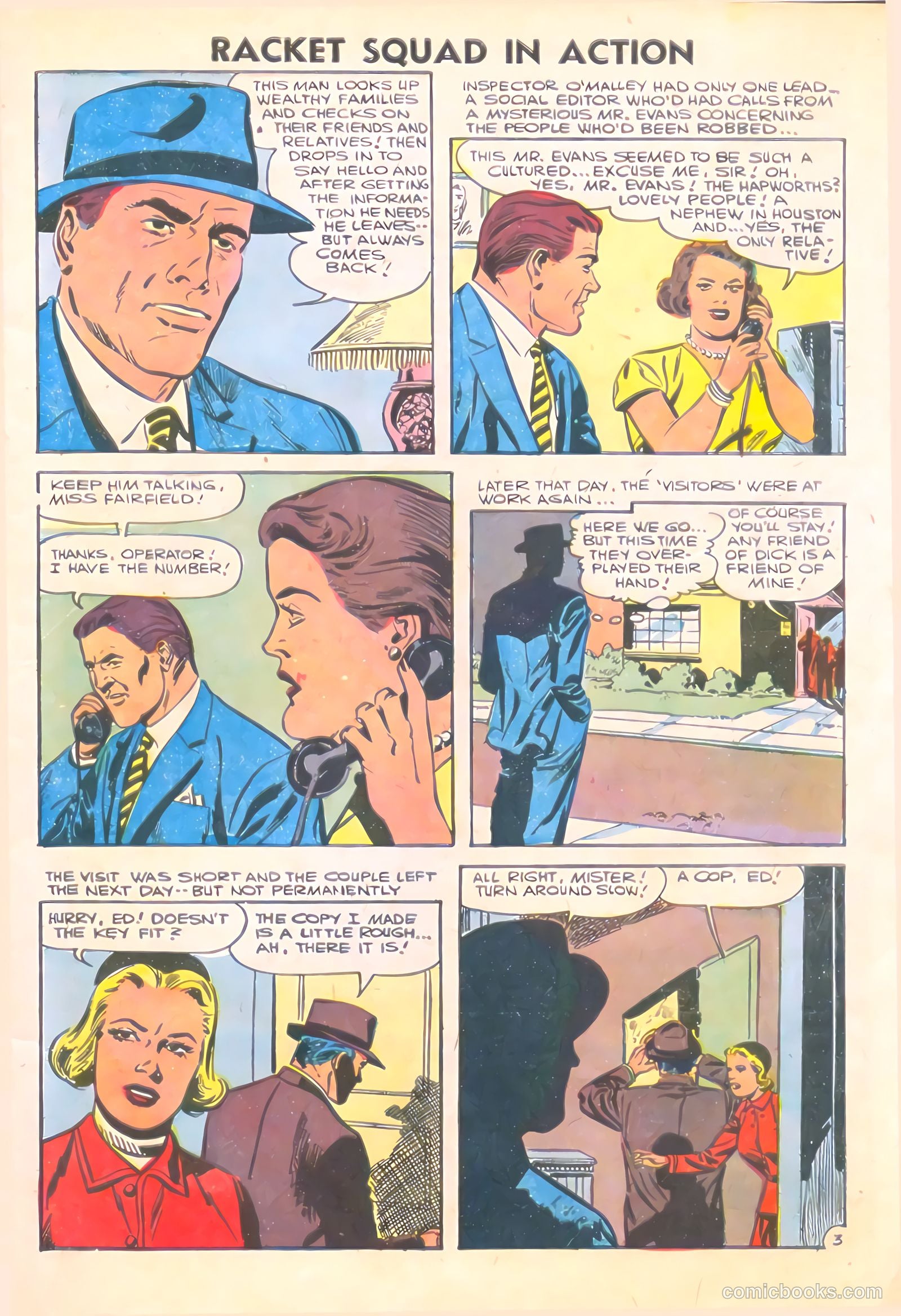 Racket Squad in Action #23 (1956) — page 5 of 36