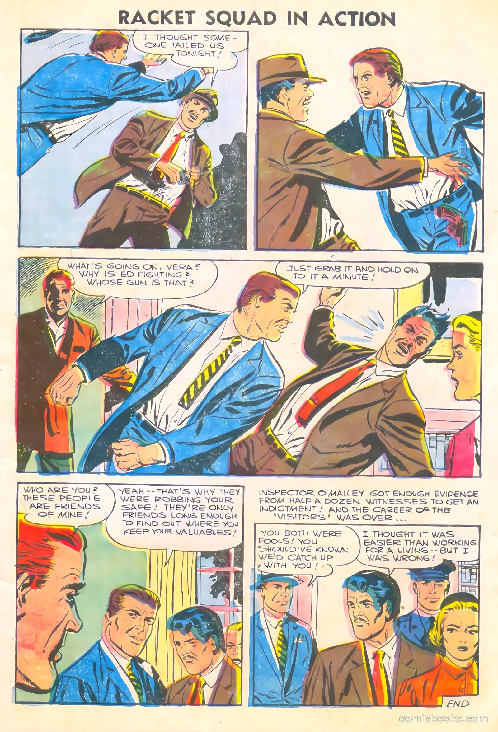 Racket Squad in Action #23 (1956) — page 7 of 36