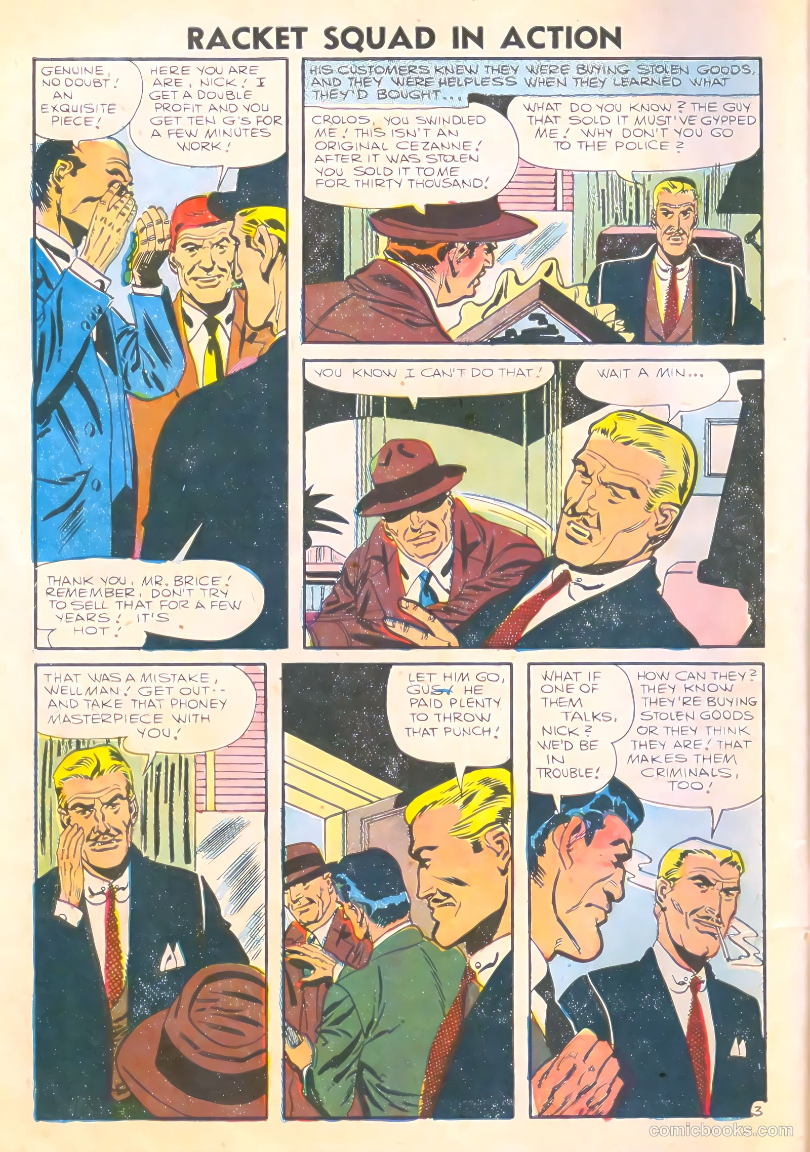 Racket Squad in Action #23 (1956) — page 10 of 36