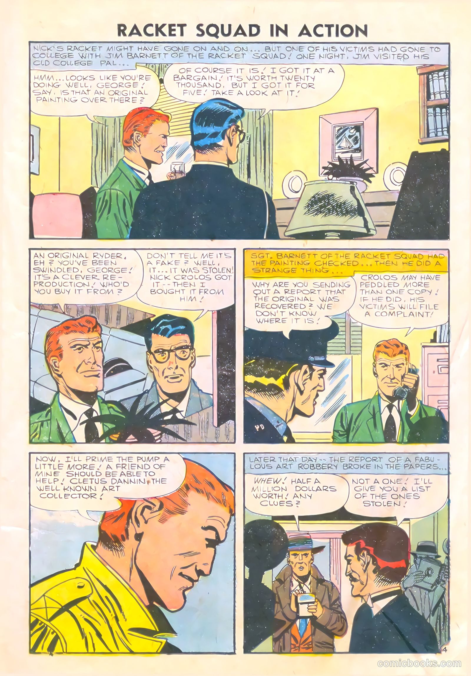 Racket Squad in Action #23 (1956) — page 11 of 36