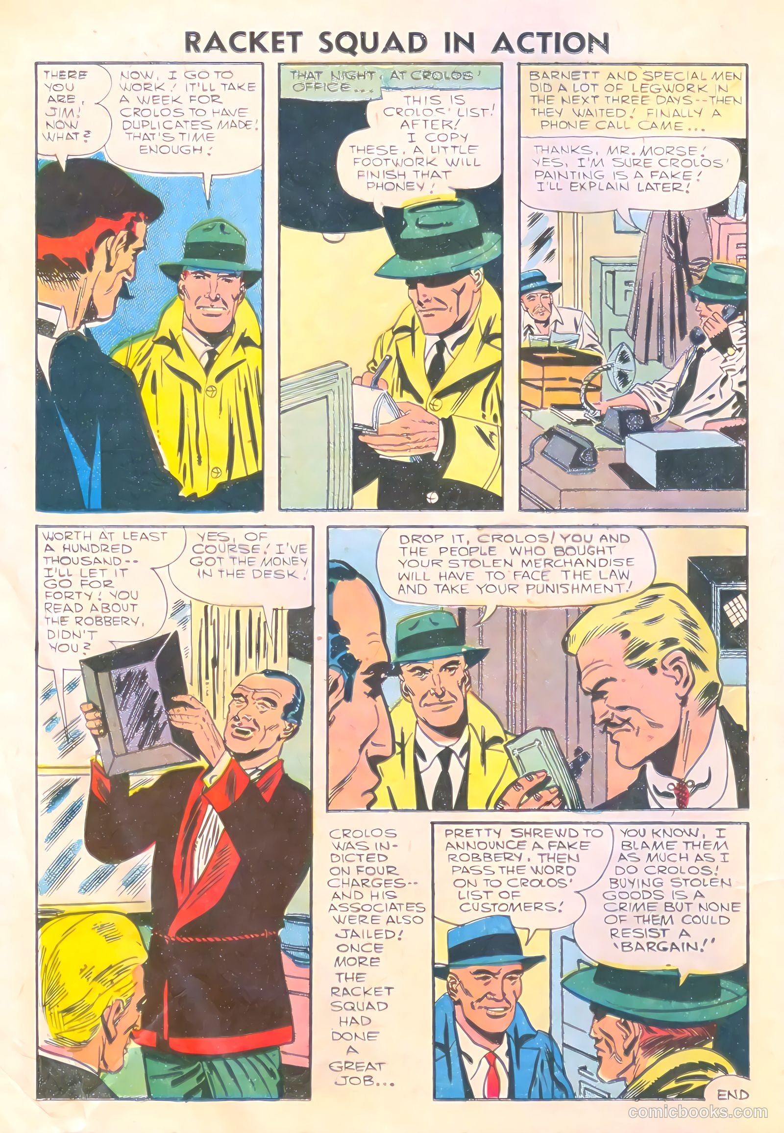 Racket Squad in Action #23 (1956) — page 12 of 36