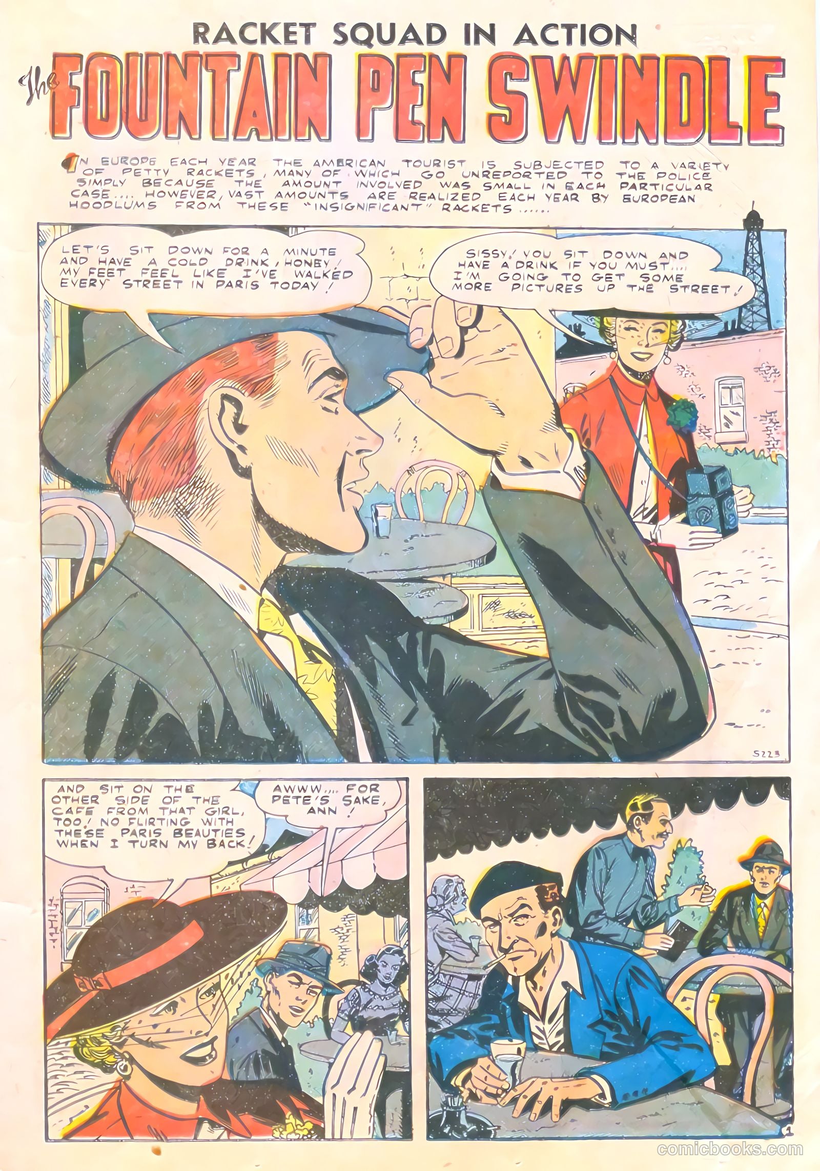Racket Squad in Action #23 (1956) — page 13 of 36