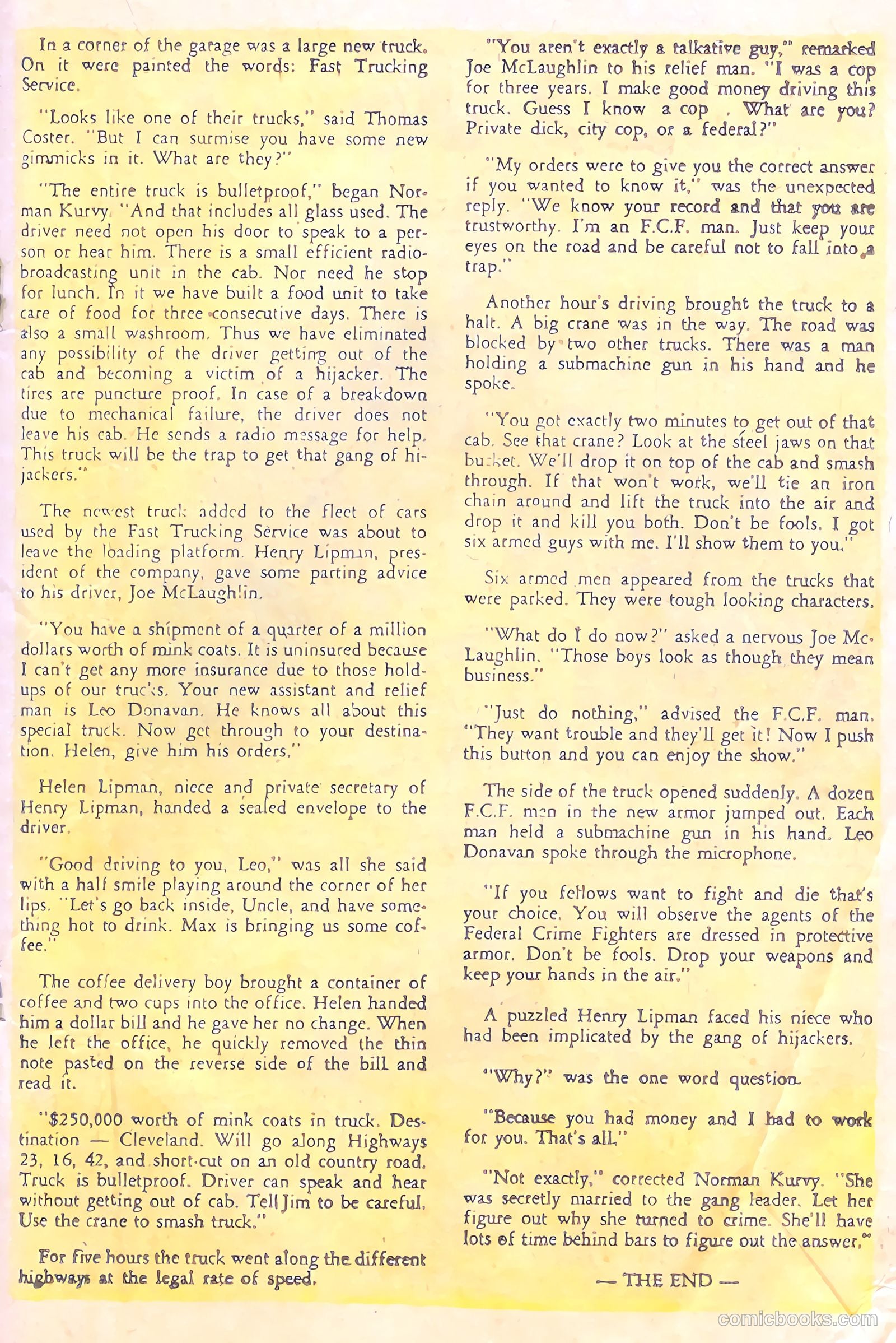 Racket Squad in Action #23 (1956) — page 19 of 36