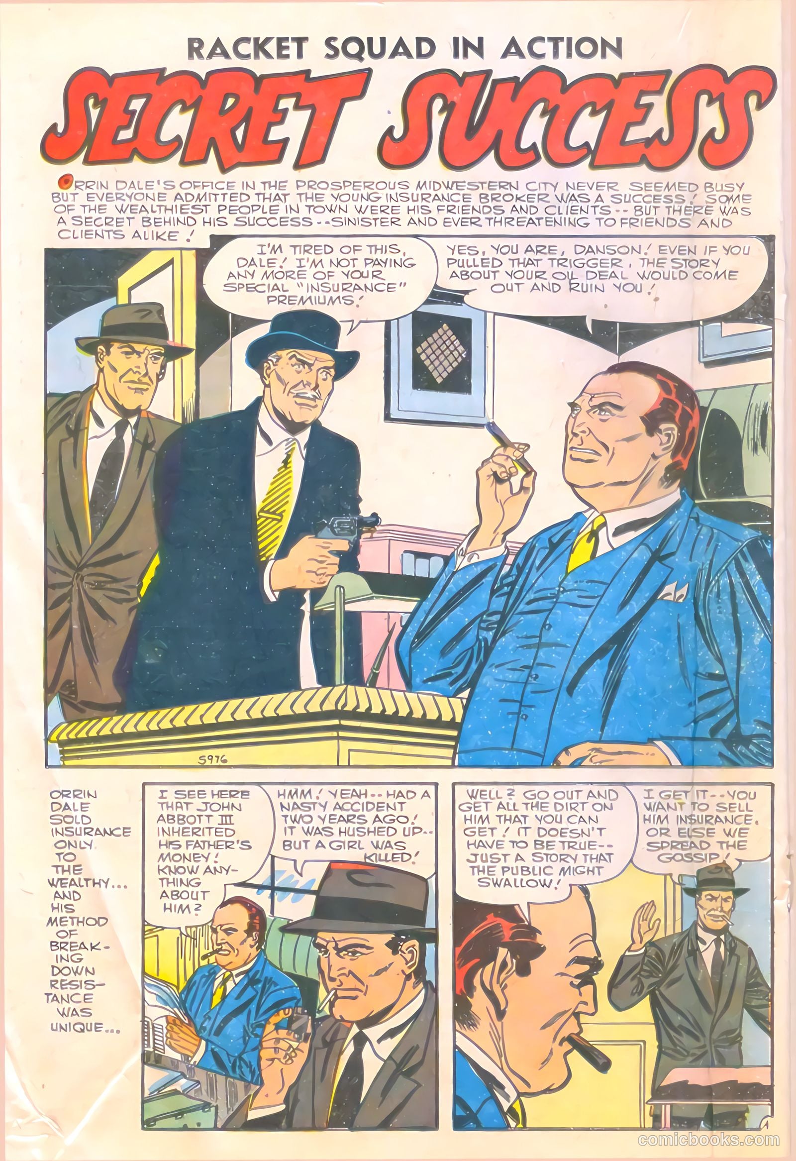 Racket Squad in Action #23 (1956) — page 20 of 36