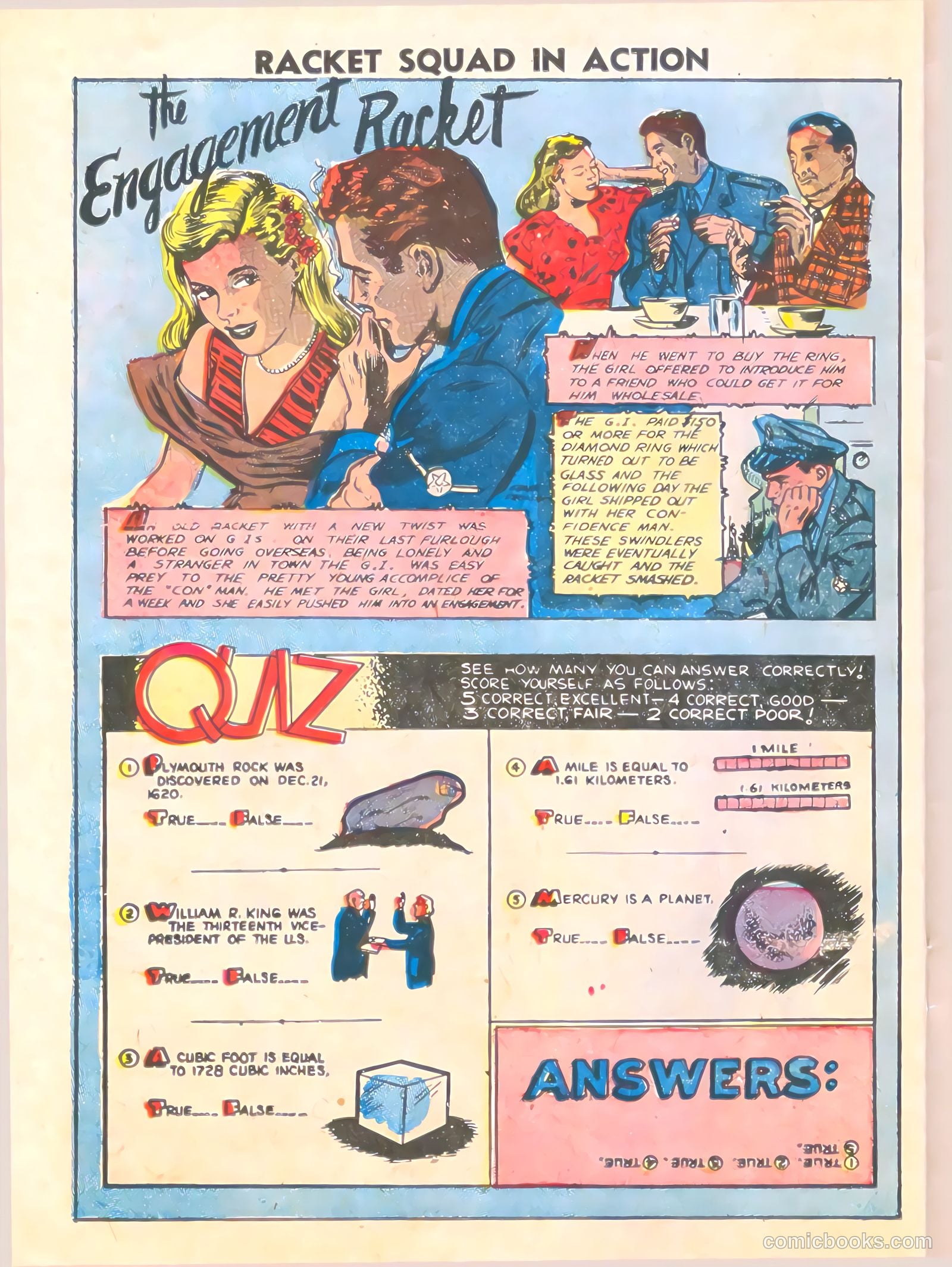 Racket Squad in Action #23 (1956) — page 26 of 36