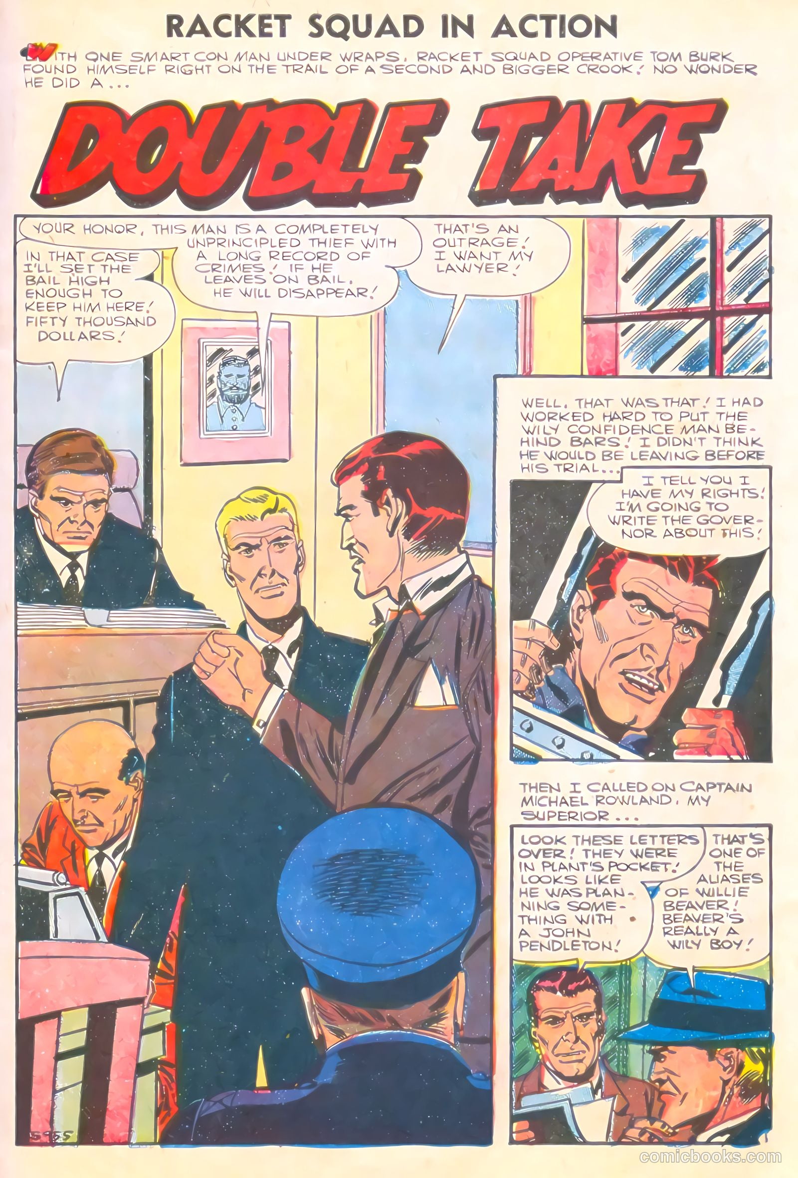 Racket Squad in Action #23 (1956) — page 27 of 36