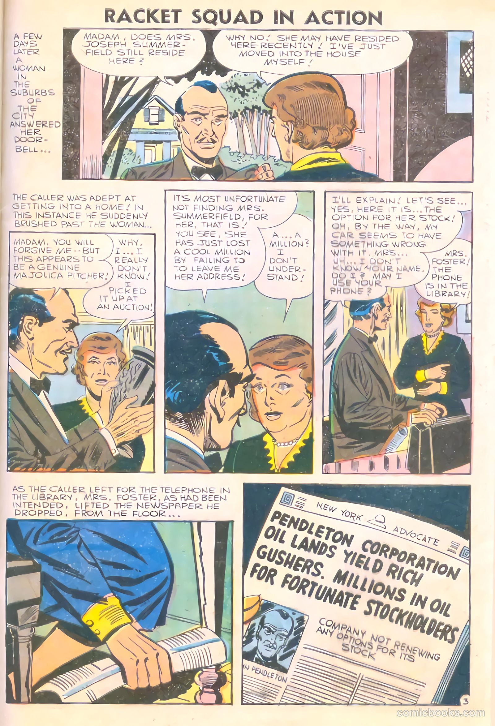 Racket Squad in Action #23 (1956) — page 29 of 36