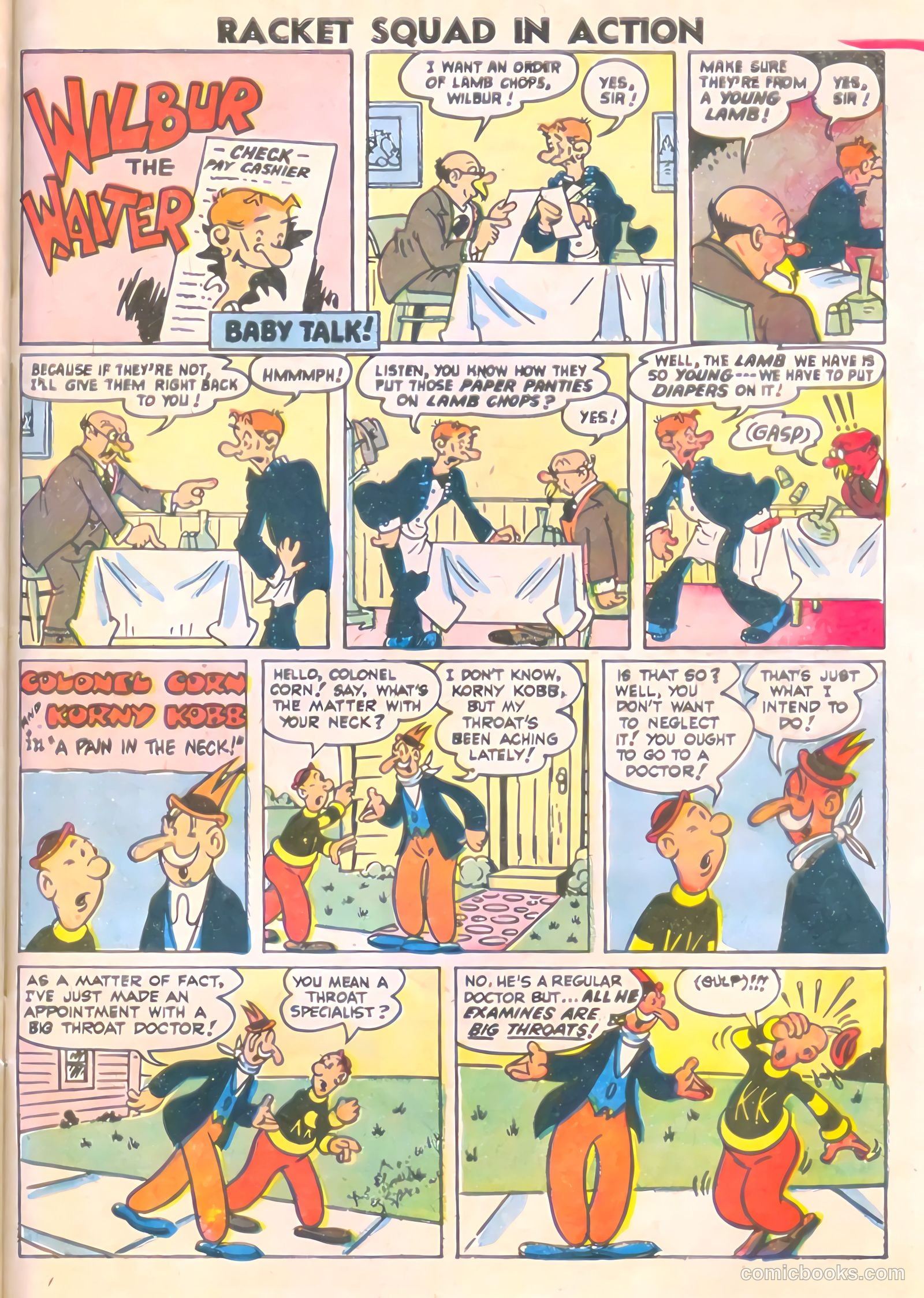 Racket Squad in Action #23 (1956) — page 33 of 36