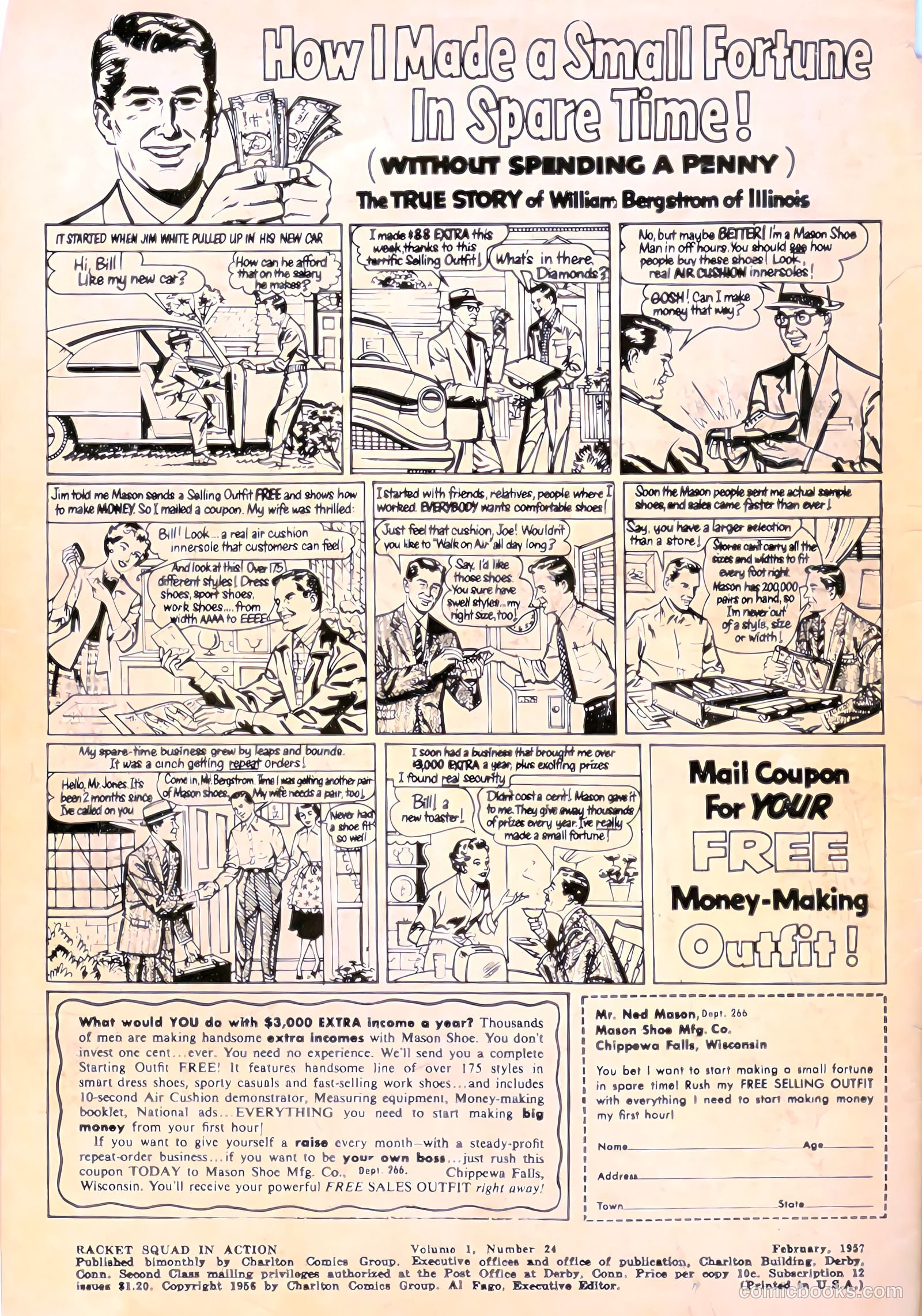 Racket Squad in Action #24 (1957) — page 2 of 36
