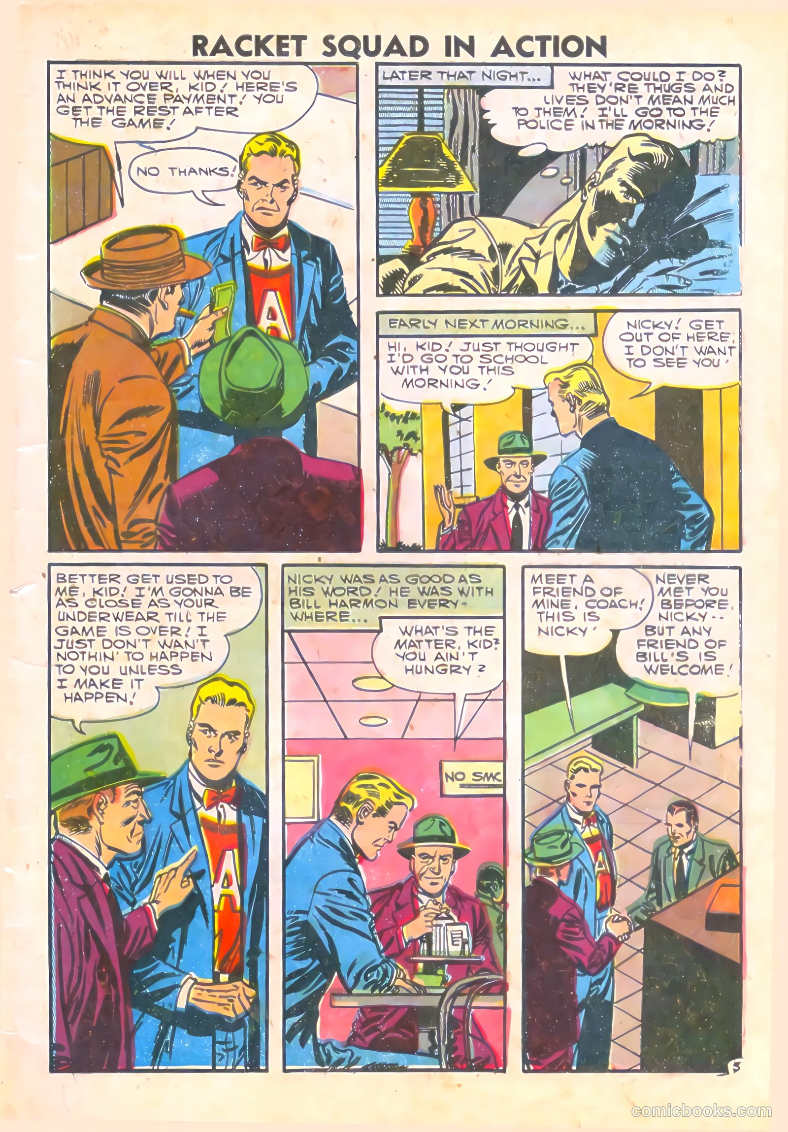 Racket Squad in Action #24 (1957) — page 5 of 36