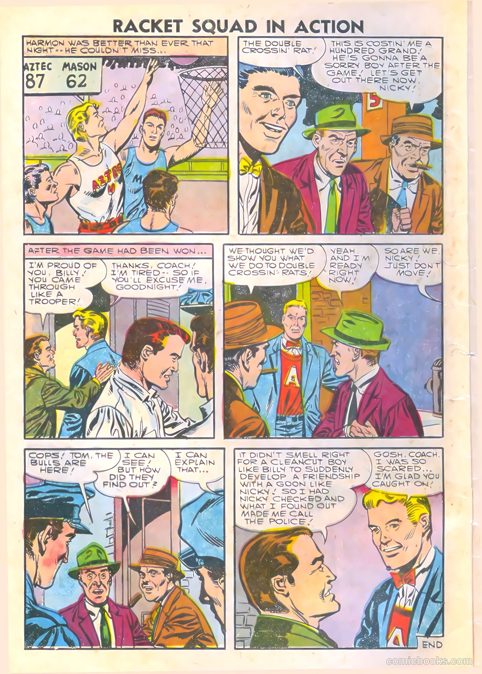 Racket Squad in Action #24 (1957) — page 8 of 36