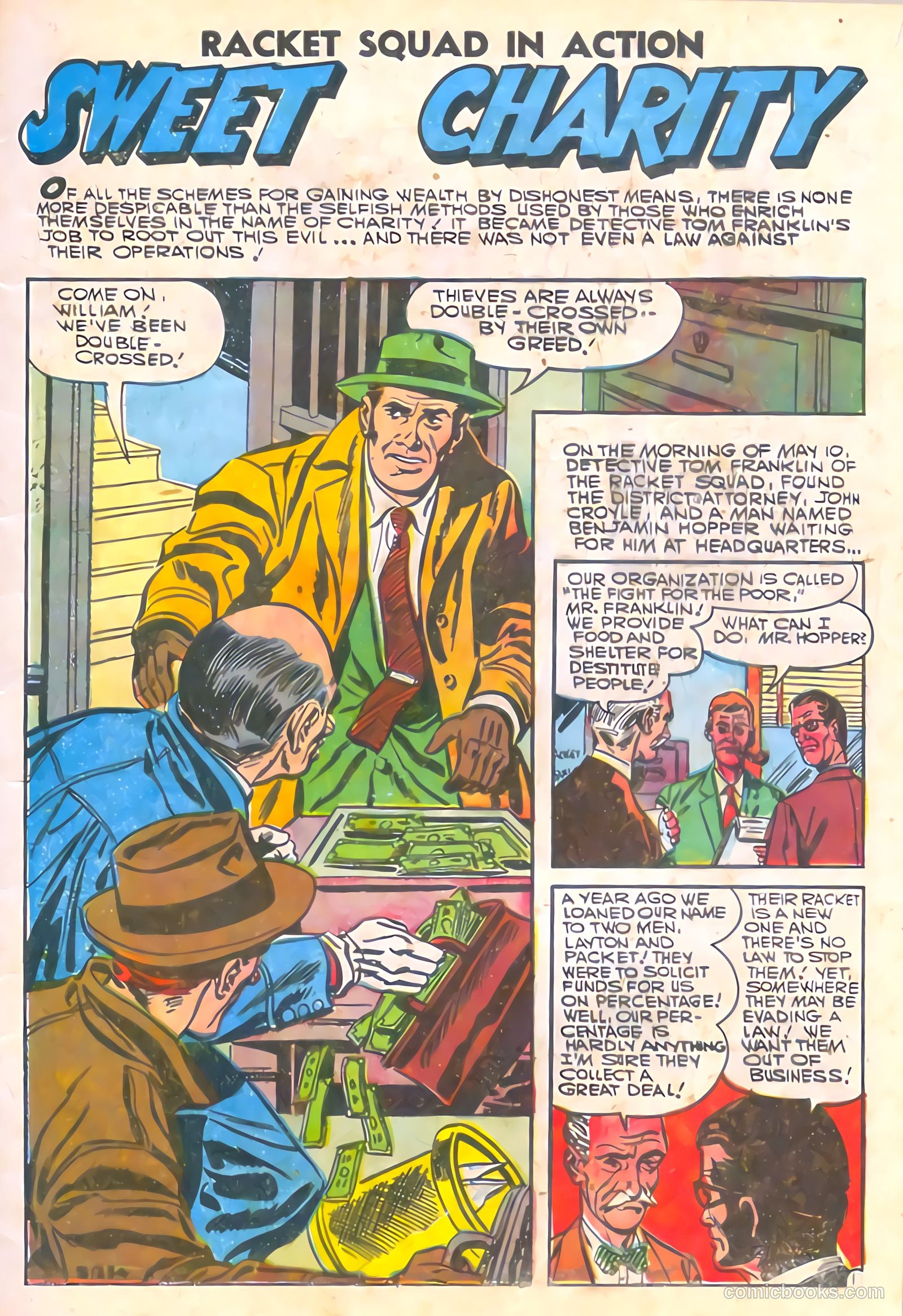 Racket Squad in Action #24 (1957) — page 9 of 36