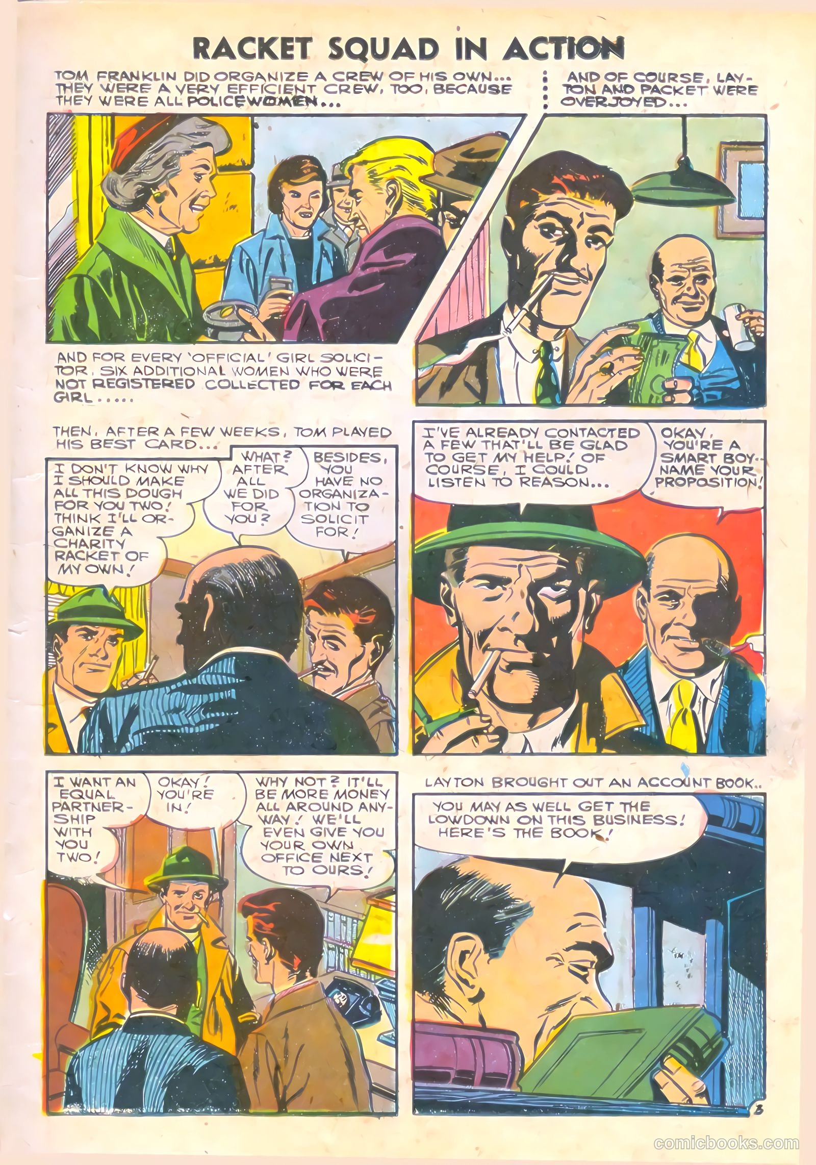 Racket Squad in Action #24 (1957) — page 11 of 36