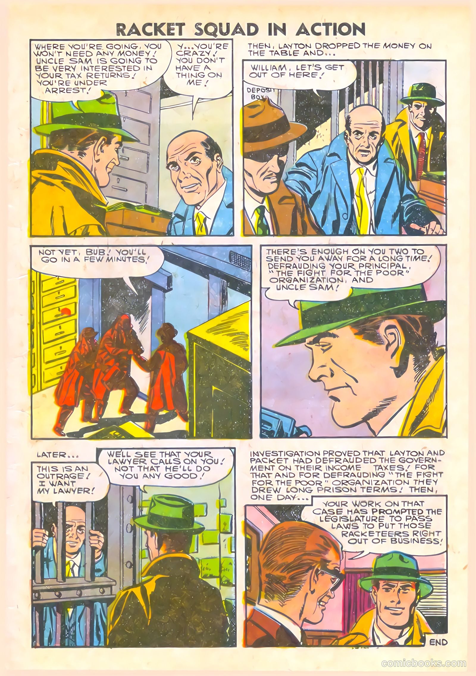 Racket Squad in Action #24 (1957) — page 13 of 36