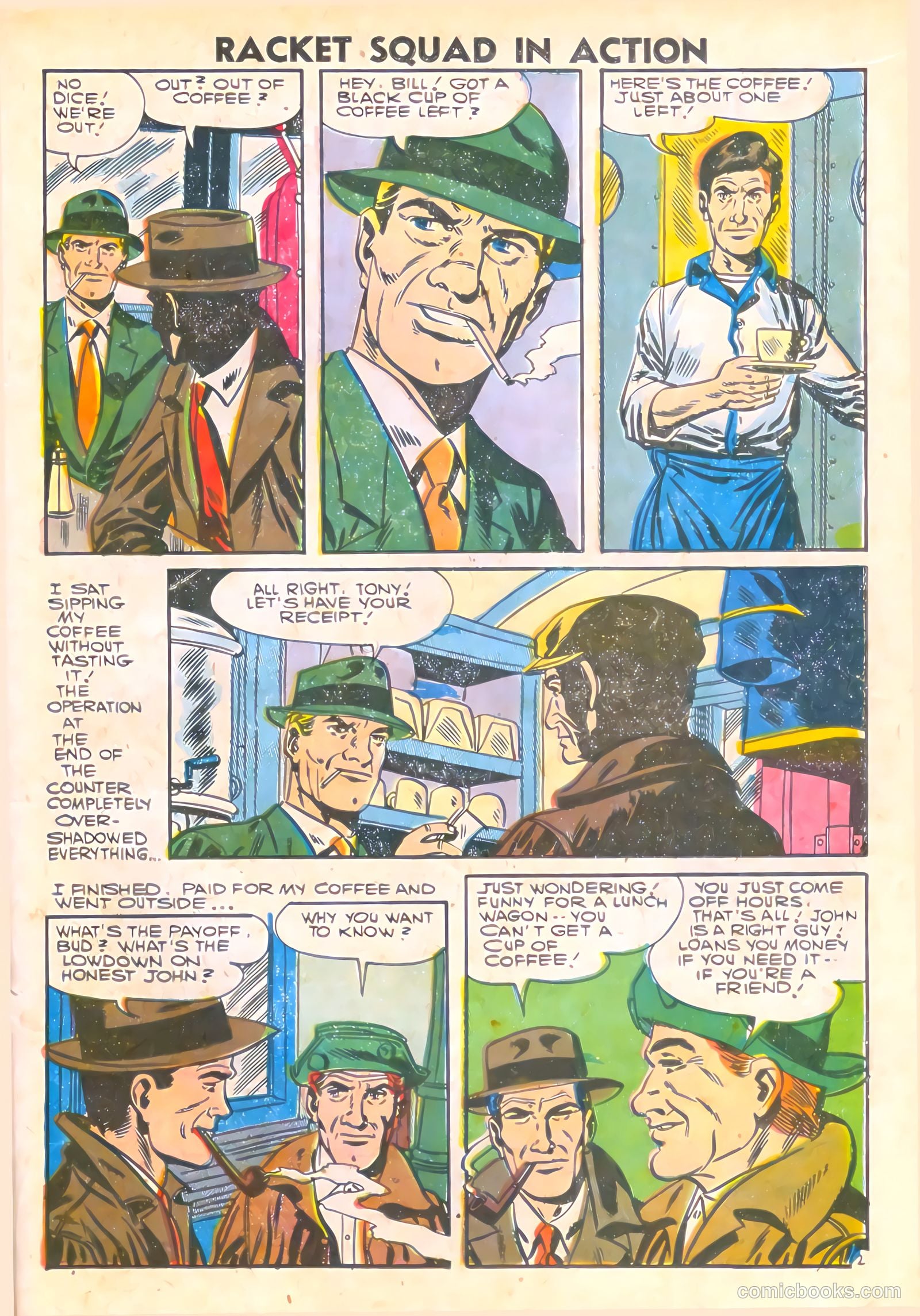 Racket Squad in Action #24 (1957) — page 21 of 36